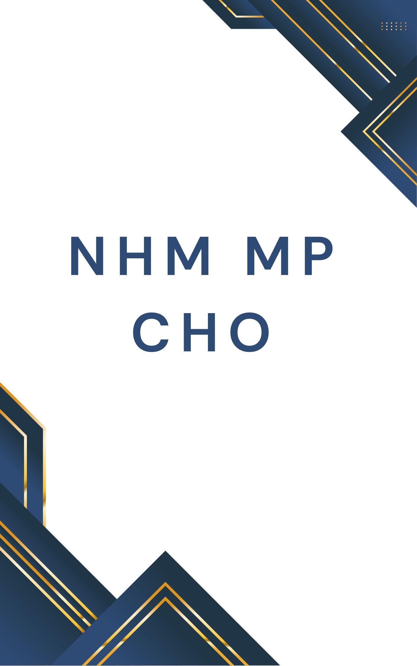 NHM MP CHO Mock Test : Practice Test