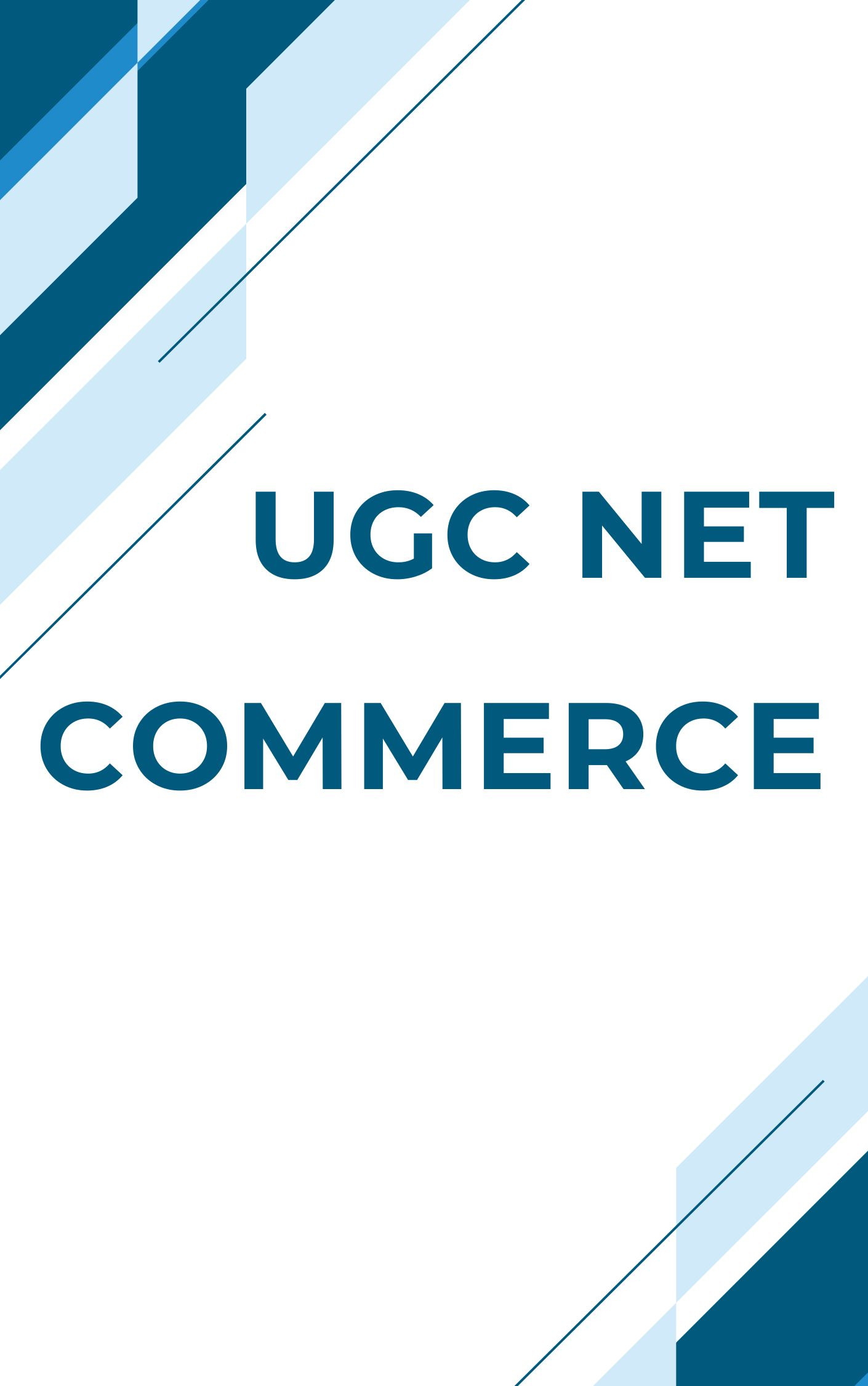 UGC NET Commerce Practice Set