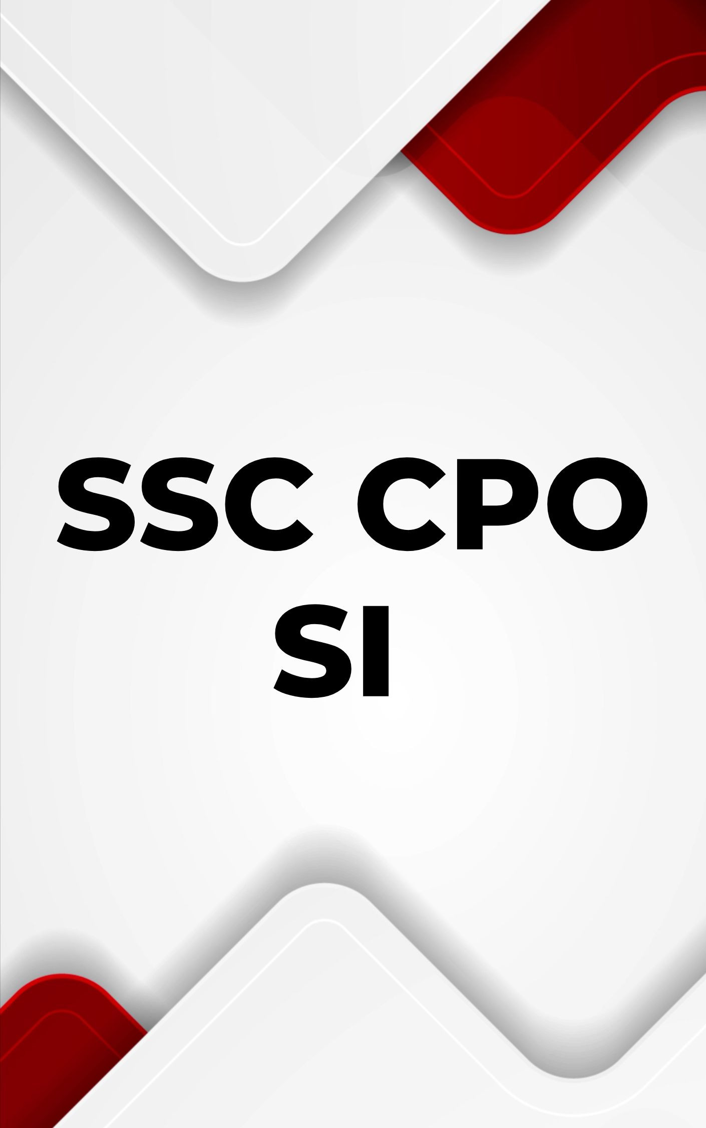 SSC CPO (Tier I & Tier II) Practice Set
