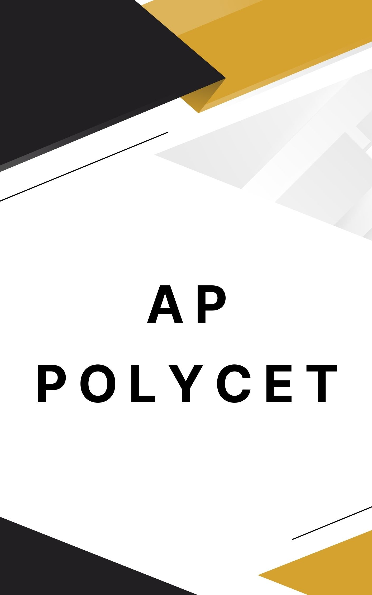 AP POLYCET Book (2024) : AP POLYCET Question Paper