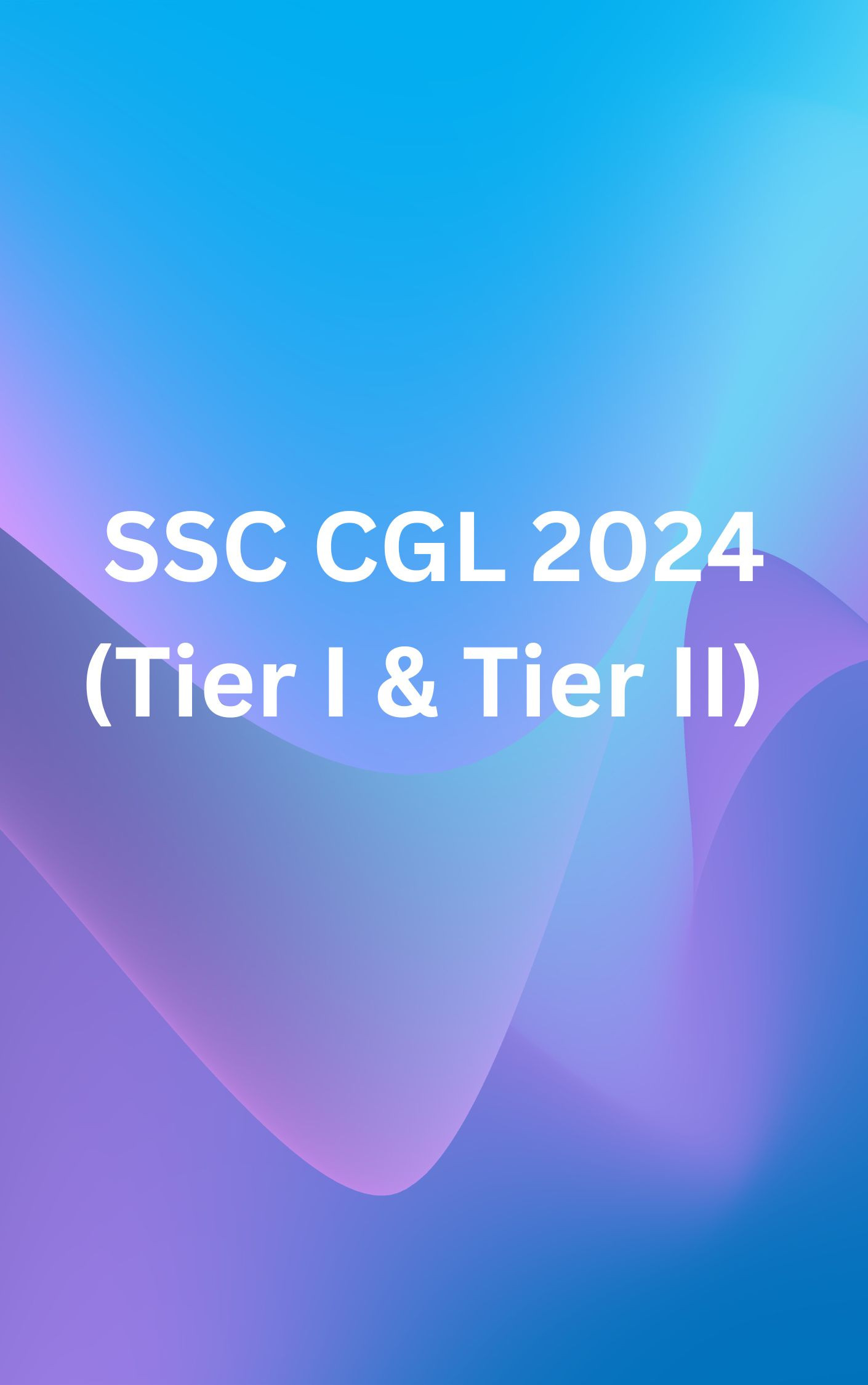 SSC CGL (Tier I & Tier II) Question Paper