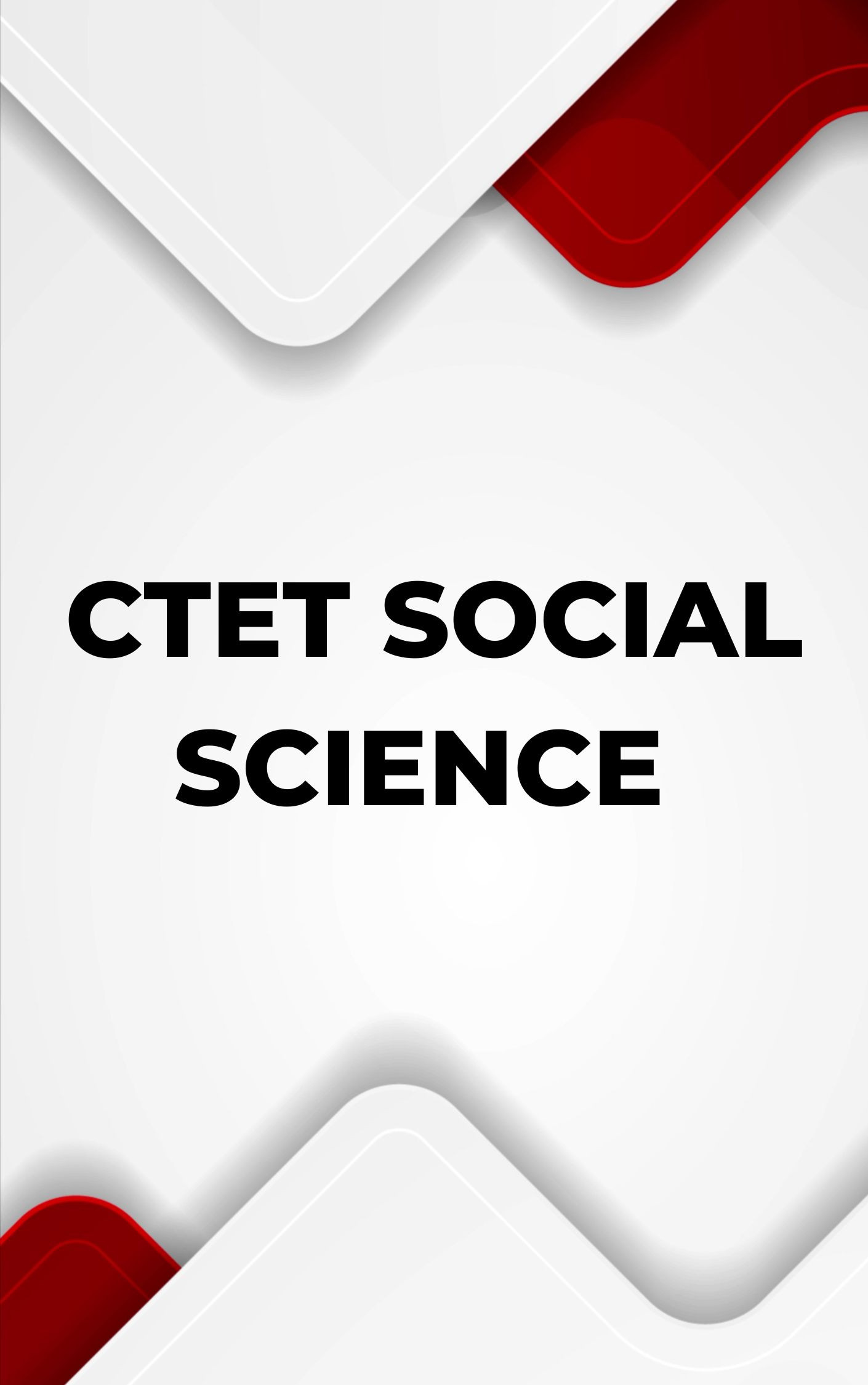 CTET SST Mock test : CTET Paper 2 Practice Set