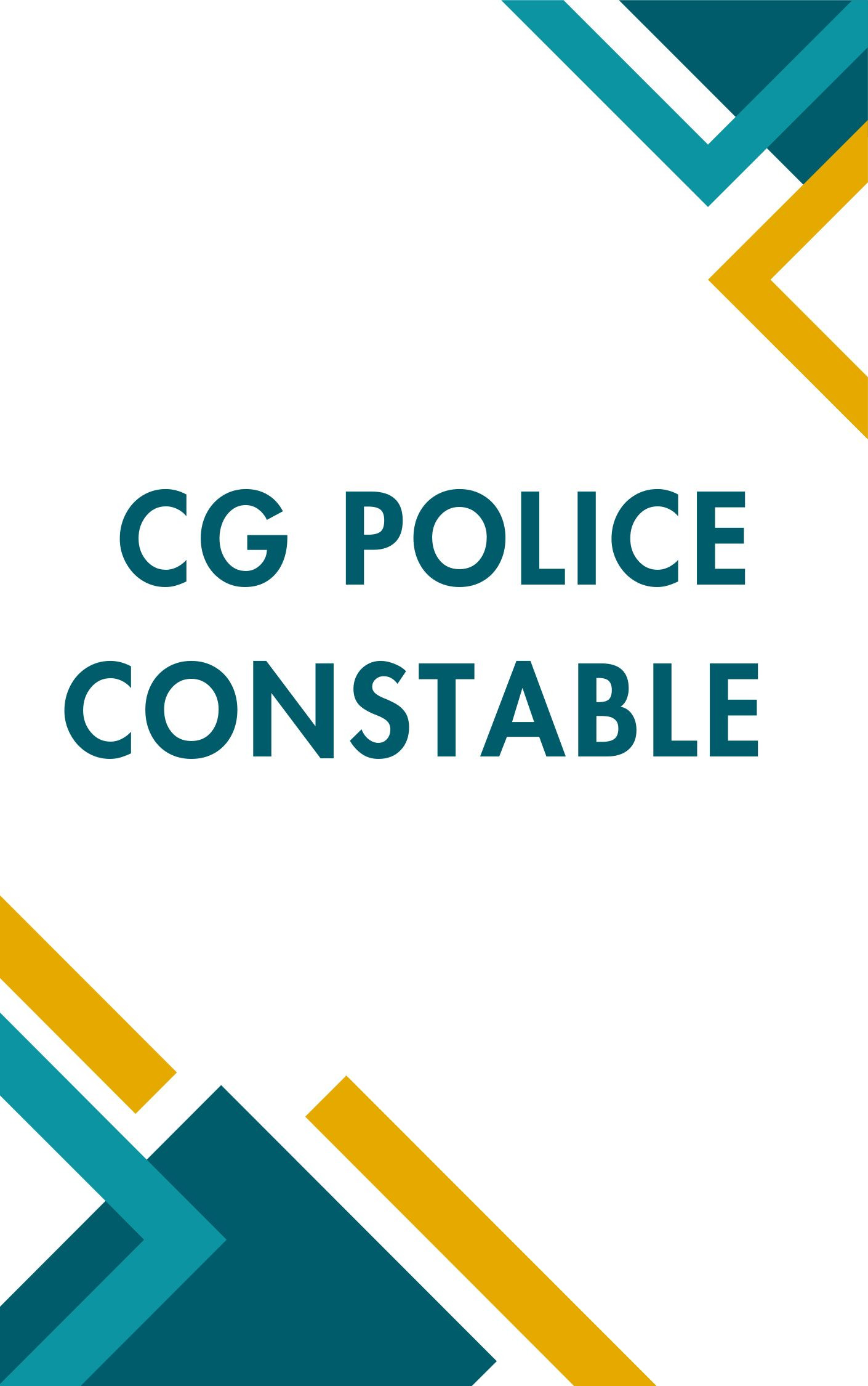 CG Police Constable Question Bank : MCQ