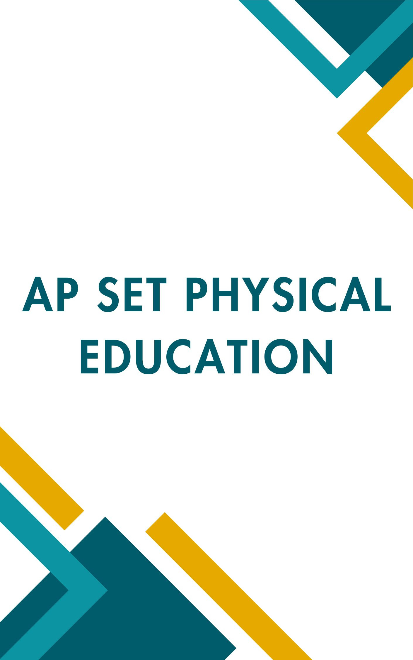 AP SET Physical Education Free Mock Test