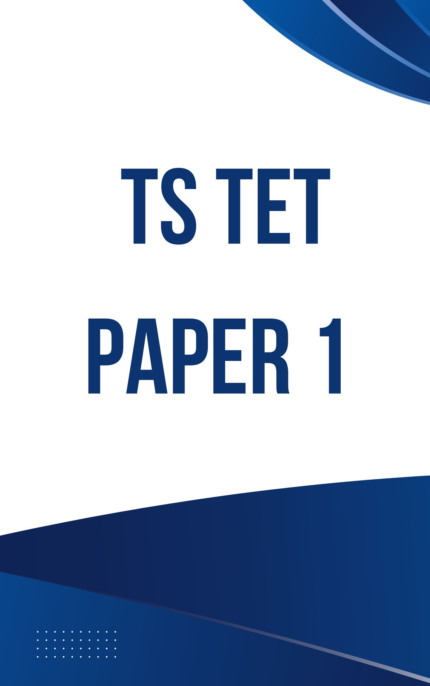 TS TET Mock Test 2024