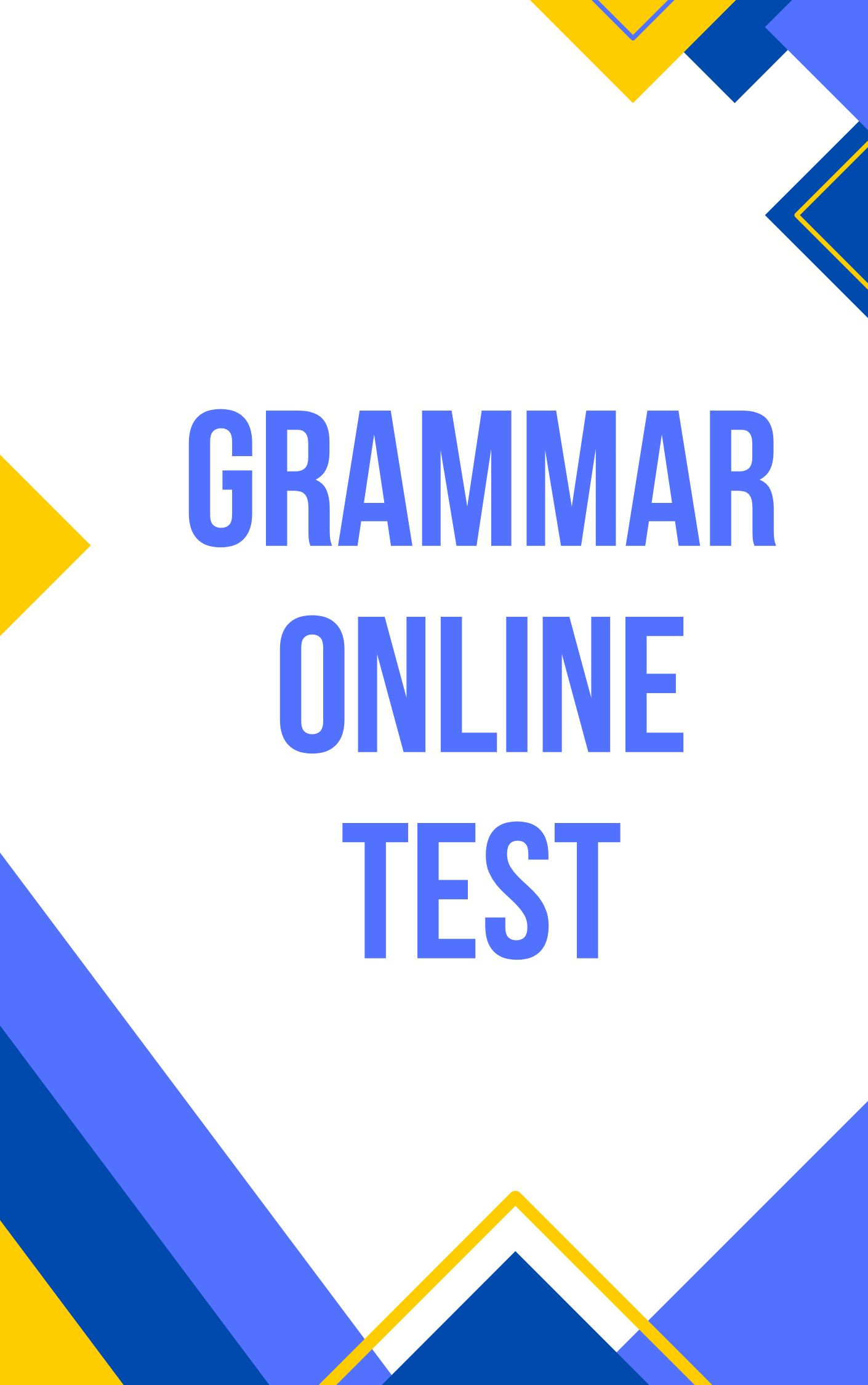 Grammar Online Test - mockpractice