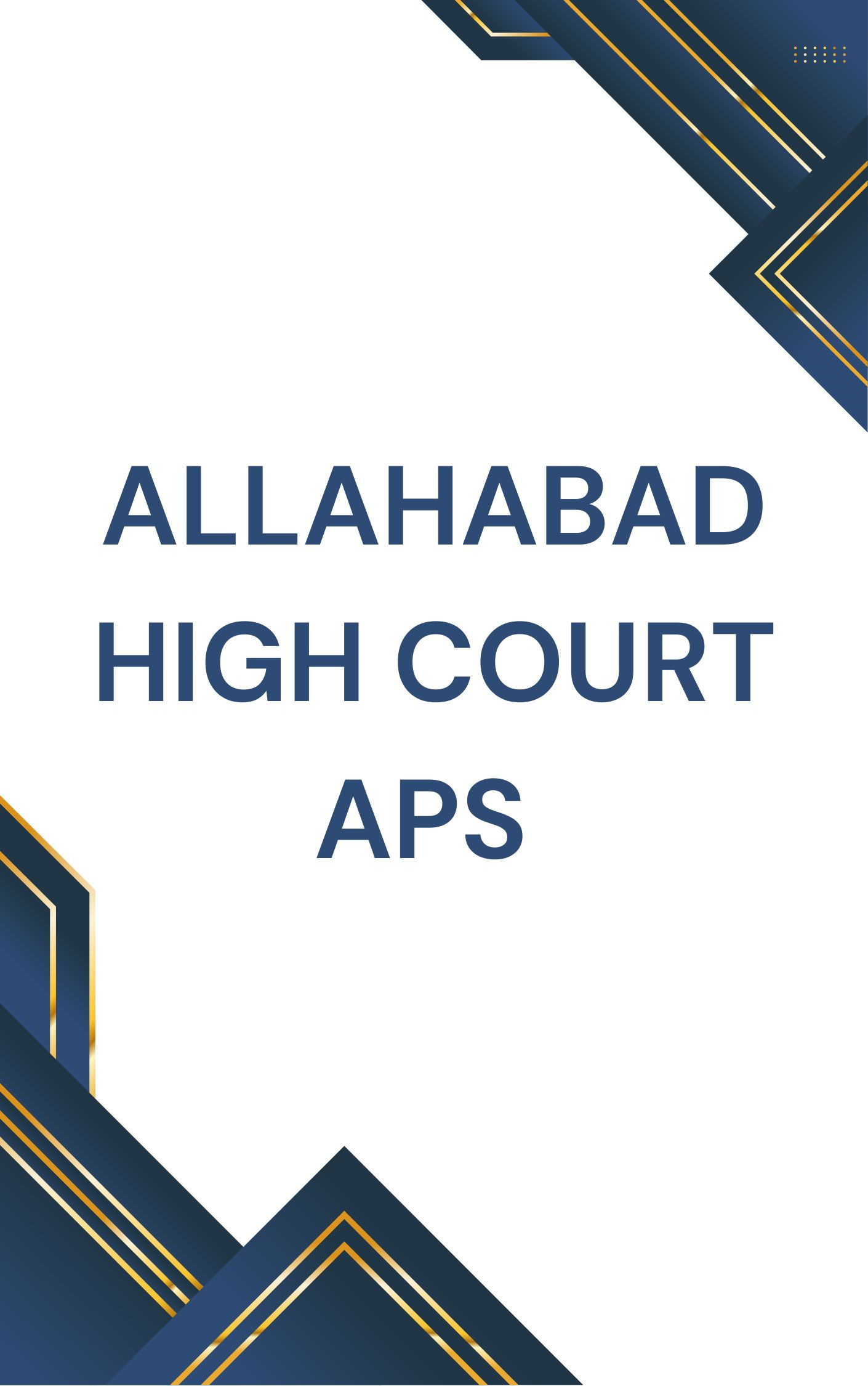 Best Book for Allahabad High Court APS 2024