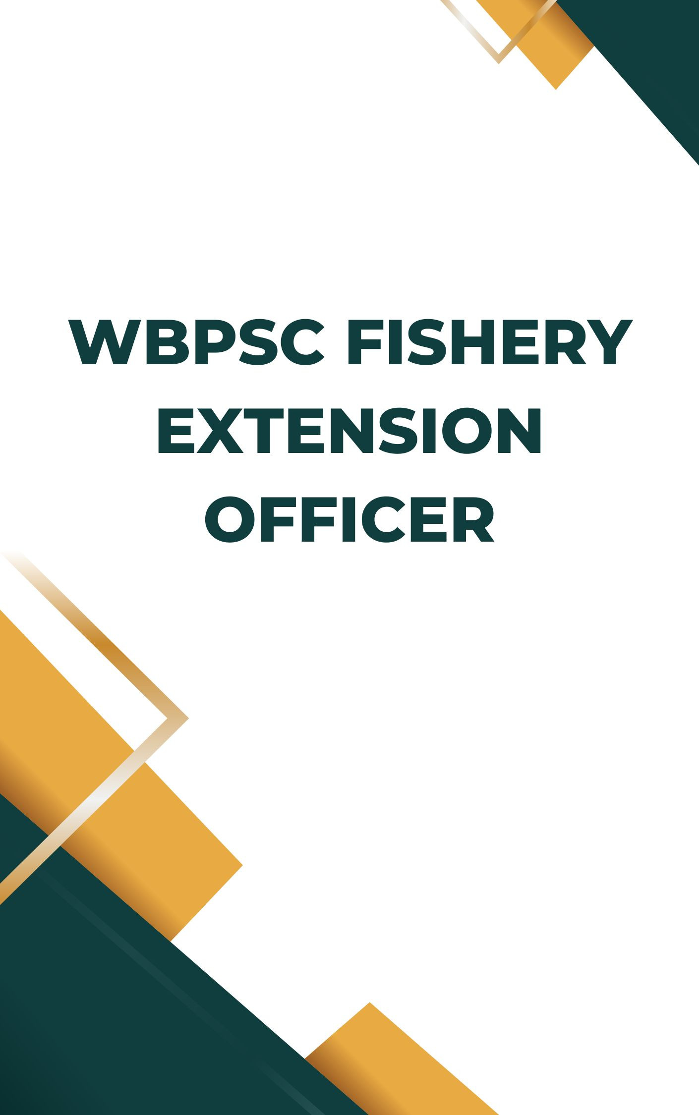 WBPSC Fishery Extension Officer Mock Test 2024