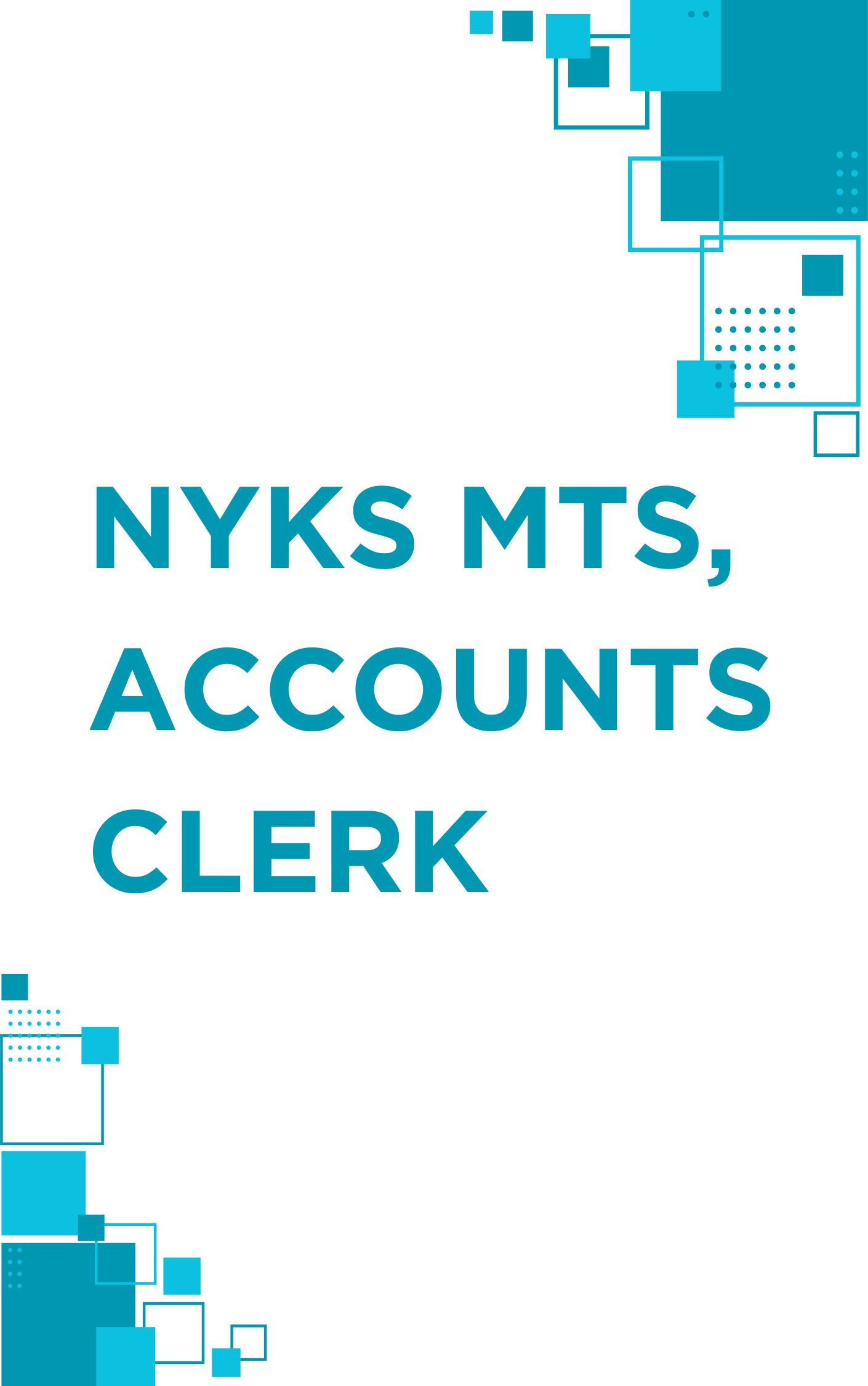 NYKS Account Clerk cum Typist Practice Set