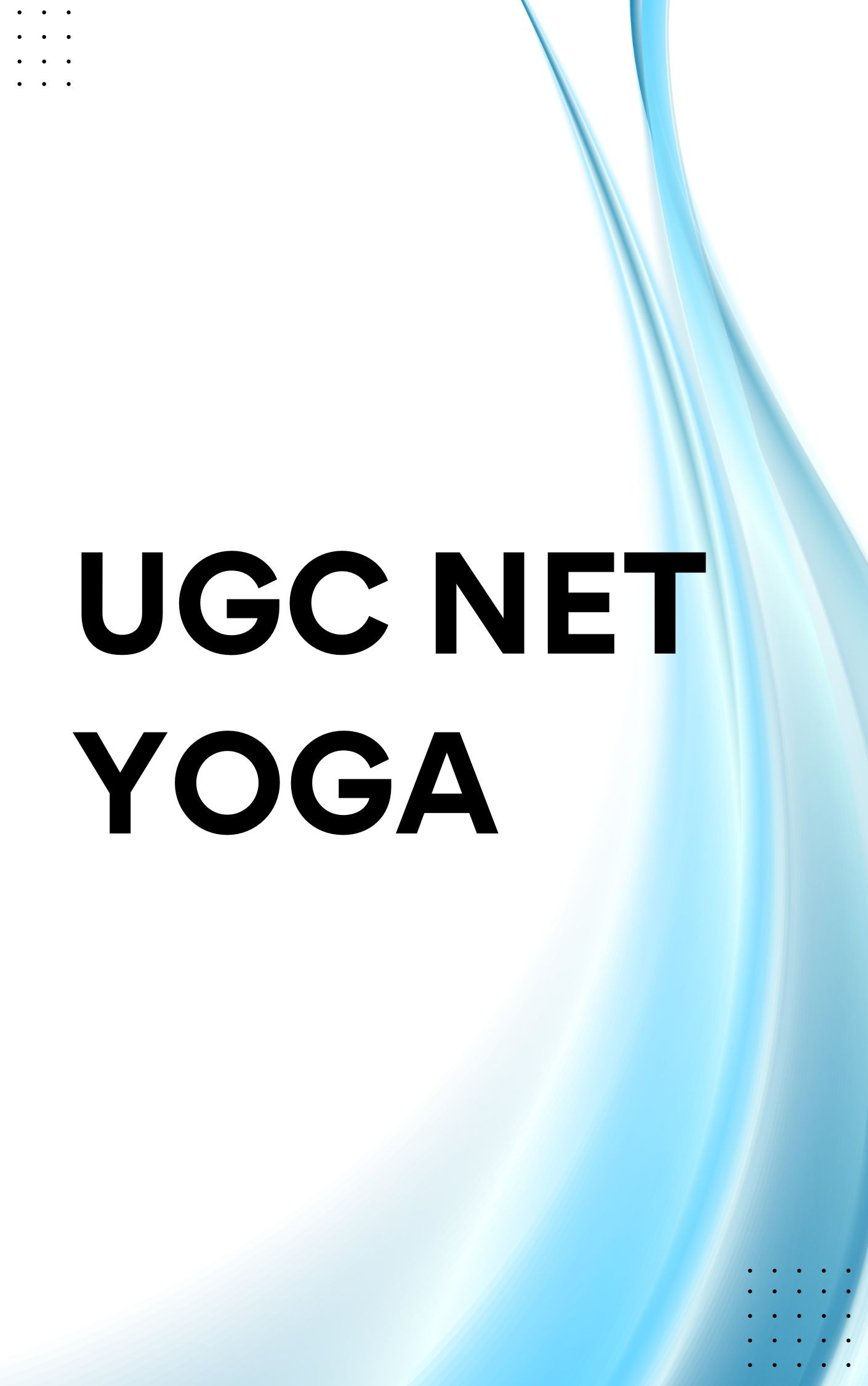 UGC NET Yoga Practice Set