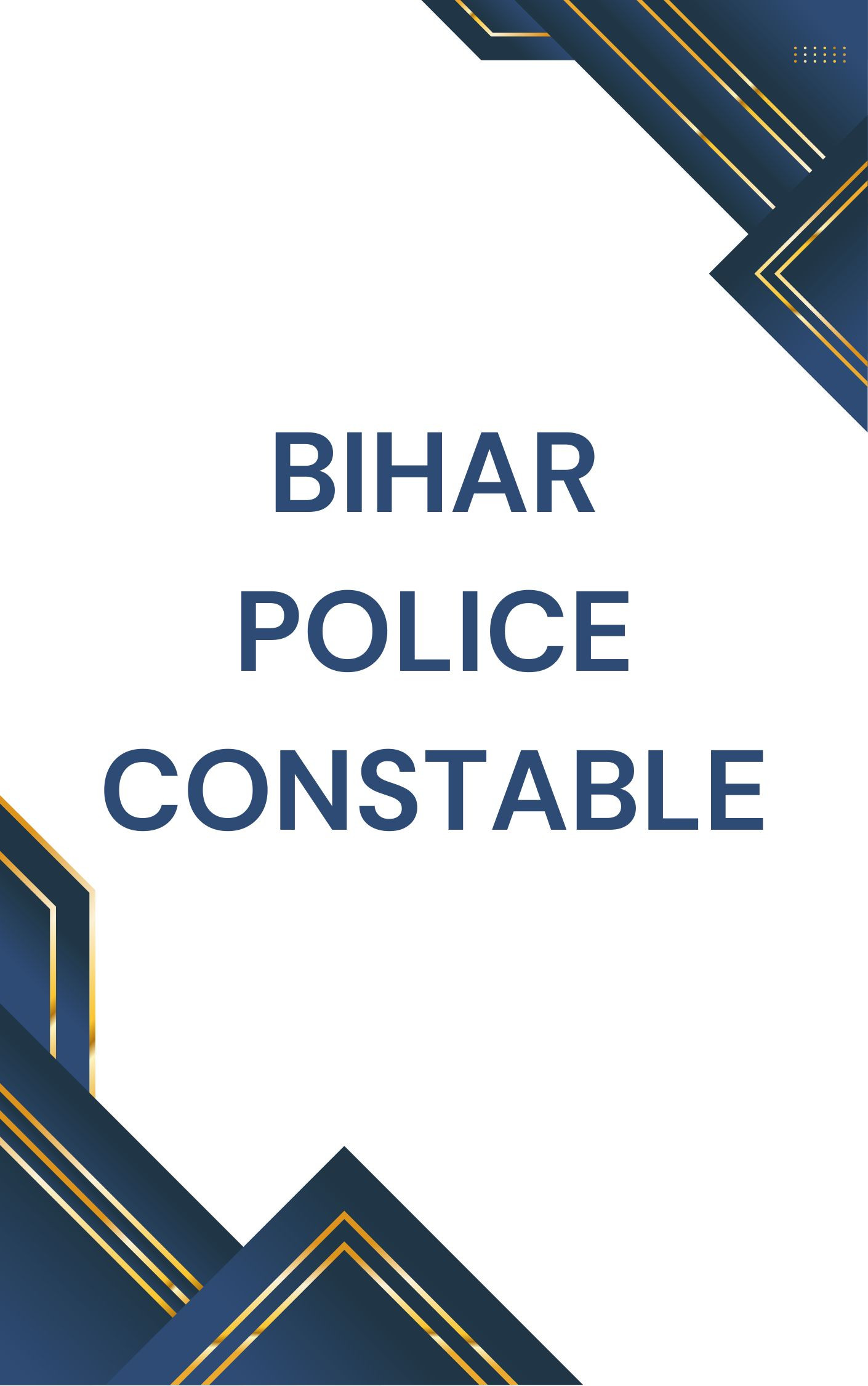 Bihar Police Constable Practice Set 2024