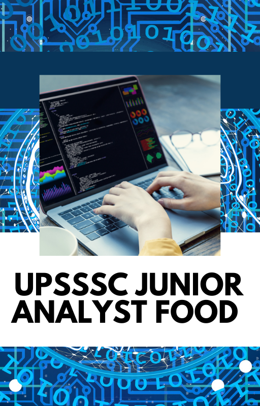 UPSSSC Junior Analyst Food Book PDF, Mock Test