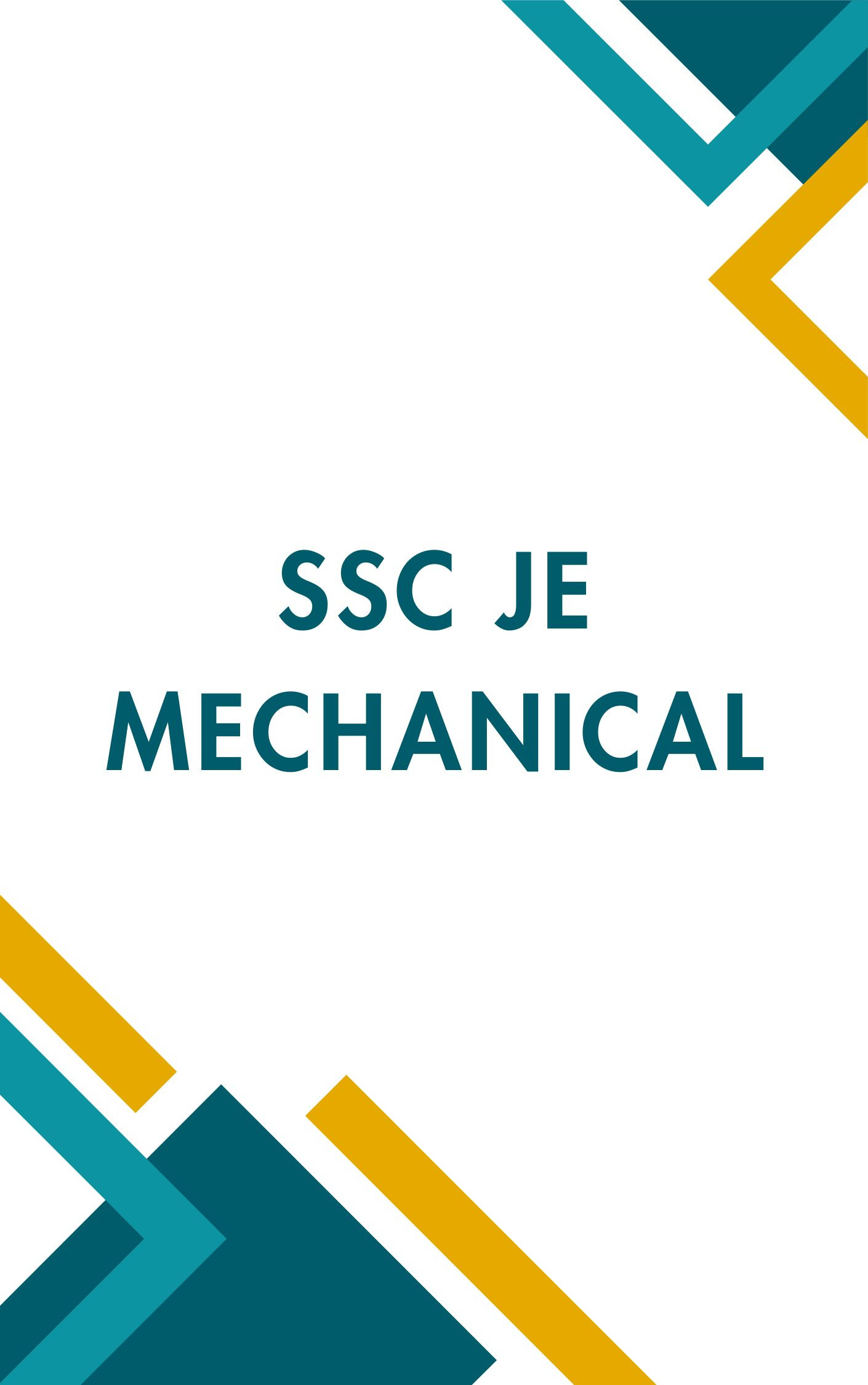 SSC JE Mechanical Book PDF Download (Free)