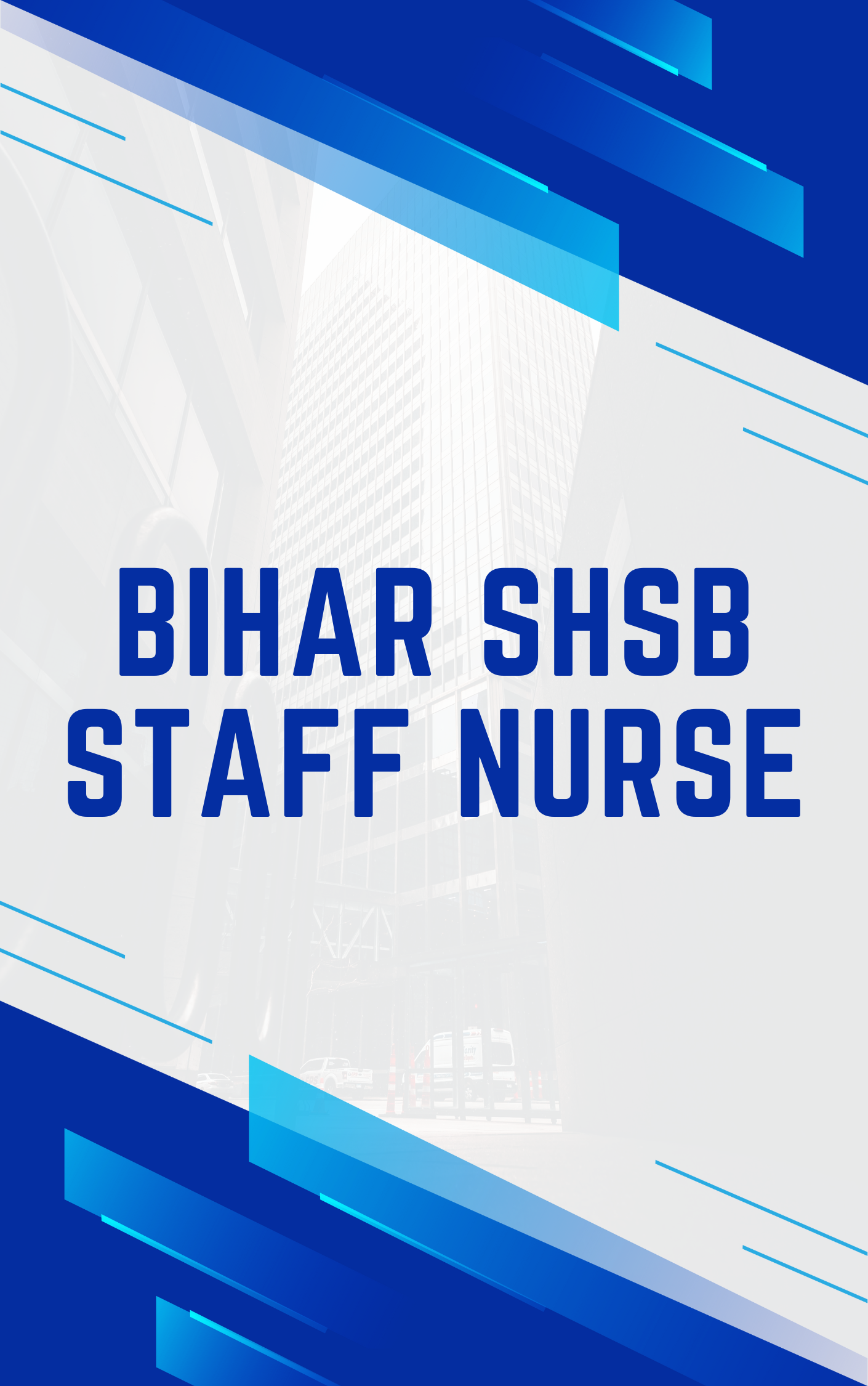 Bihar SHSB Staff Nurse Test Series or Best Book