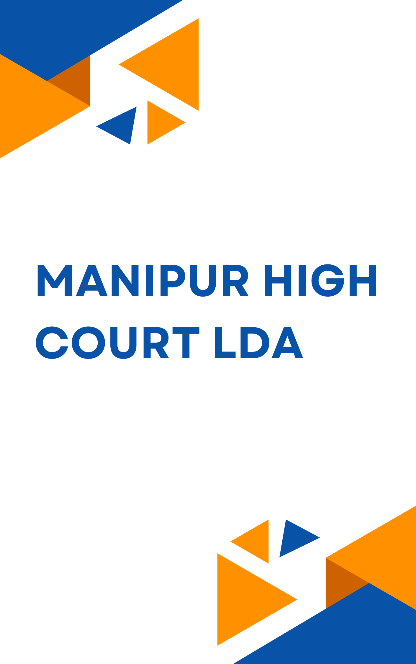 Manipur High Court LDA Practice Set or Book