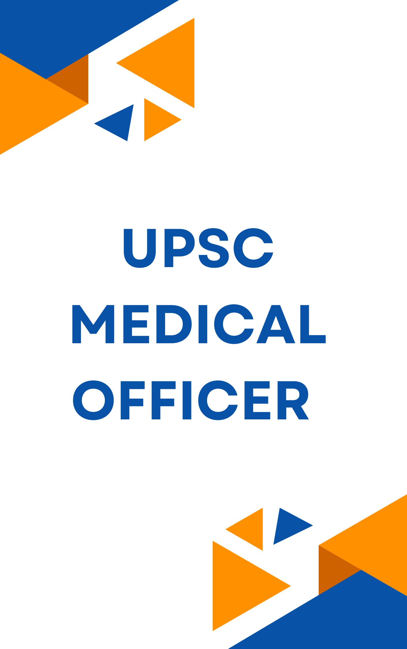 UPSC Medical Officer Exam Question Paper