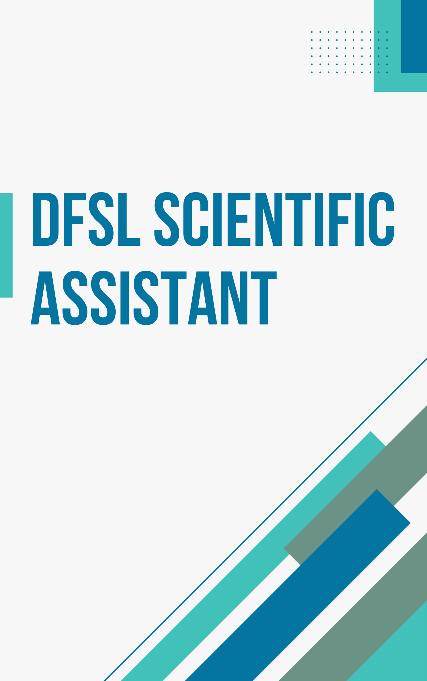 DFSL Scientific Assistant Sample Paper