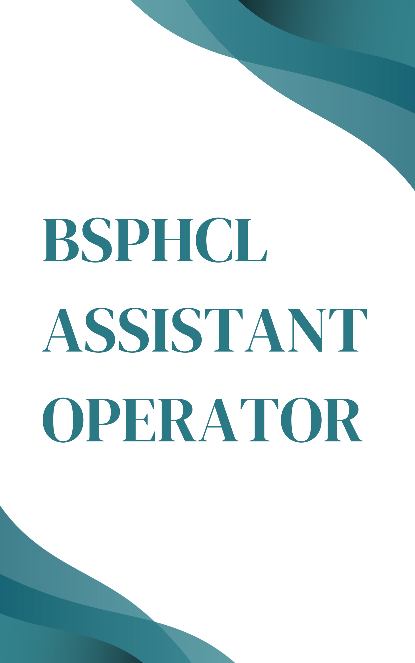 BSPHCL Assistant Operator Model Paper