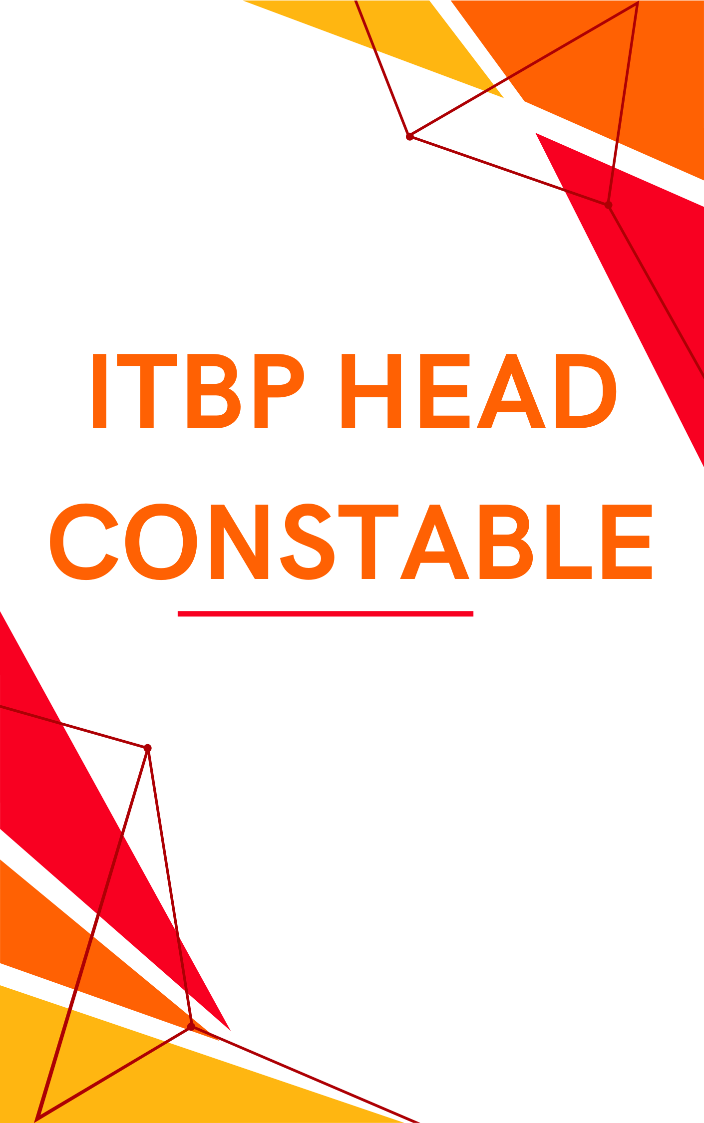 ITBP Head Constable Education, Stress Counselor Test Series