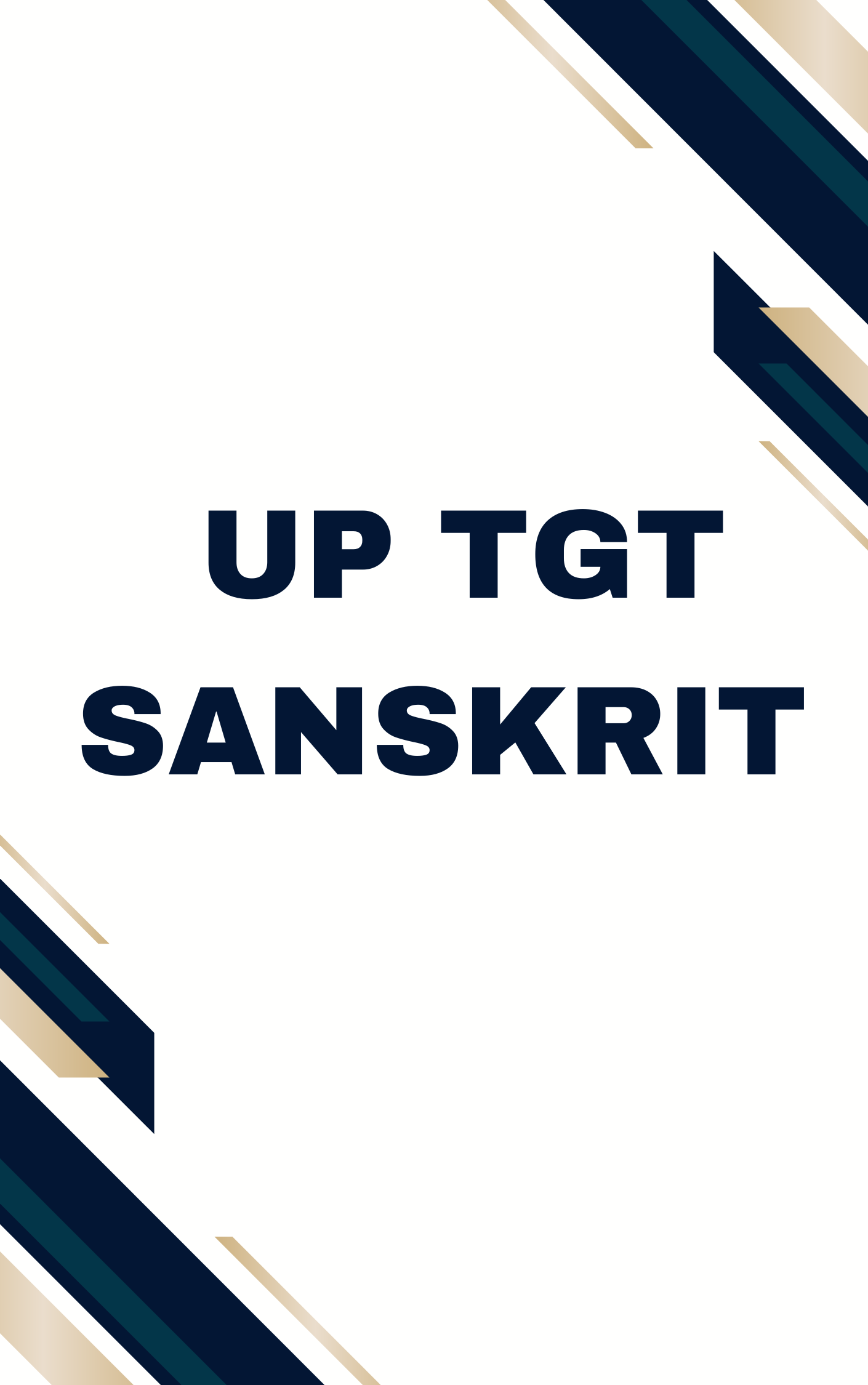 UP TGT Sanskrit Free Online Test Series