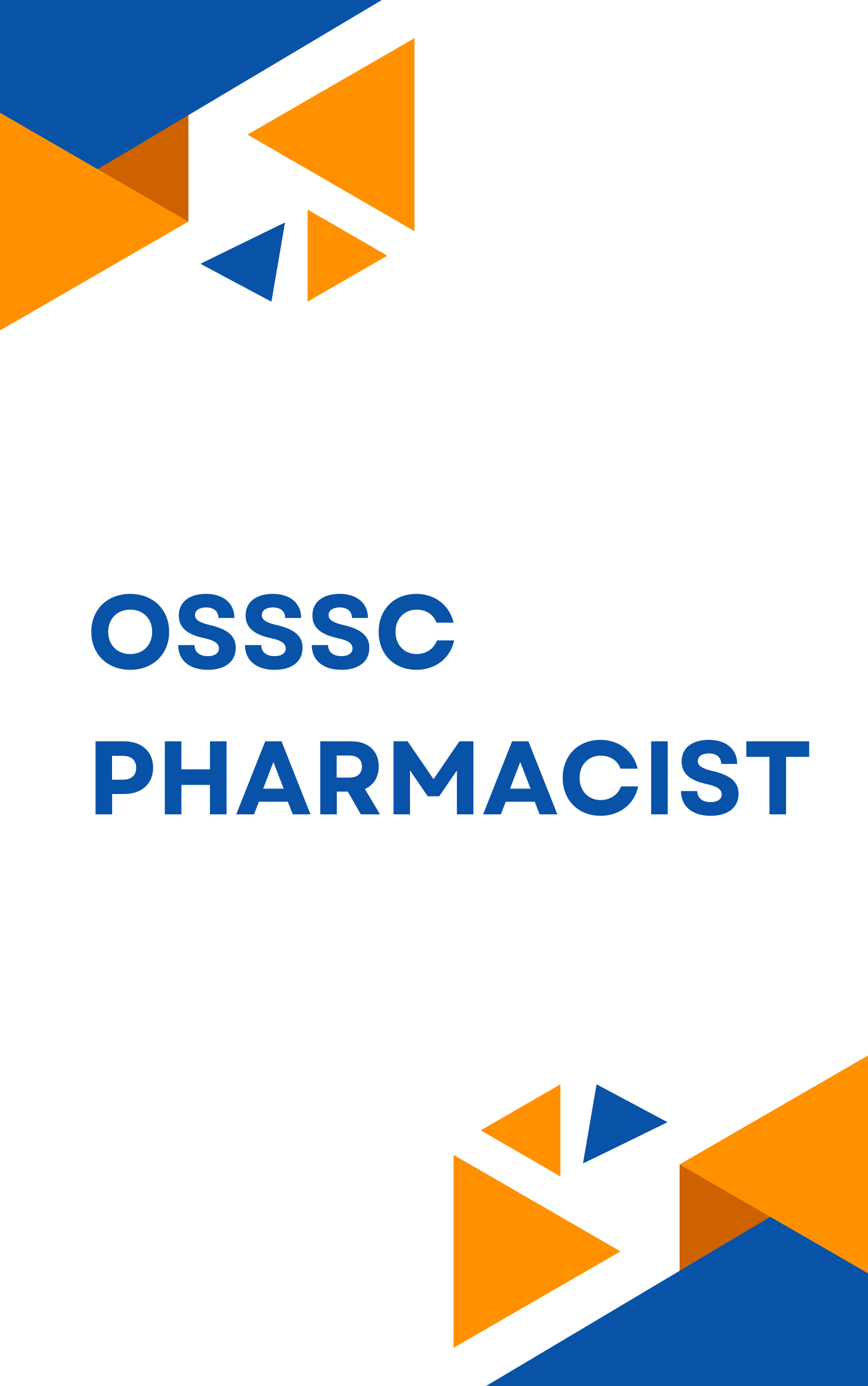 OSSSC Pharmacist Practice Set Paper