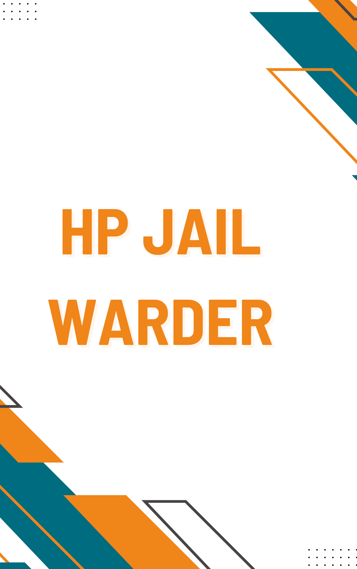 HP Jail Warder Model Paper 2024