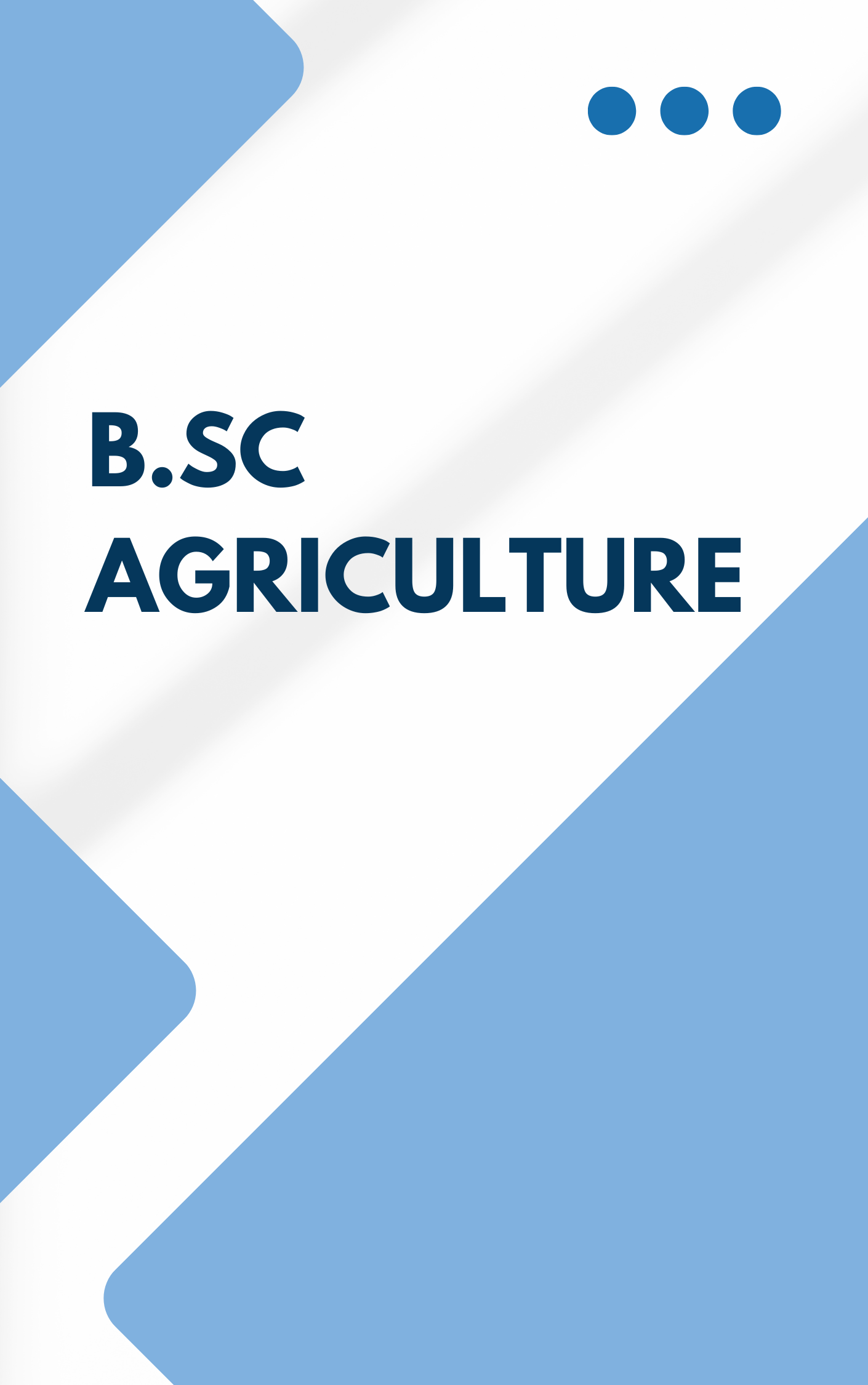B.Sc Agriculture Sample Paper : Notes PDF