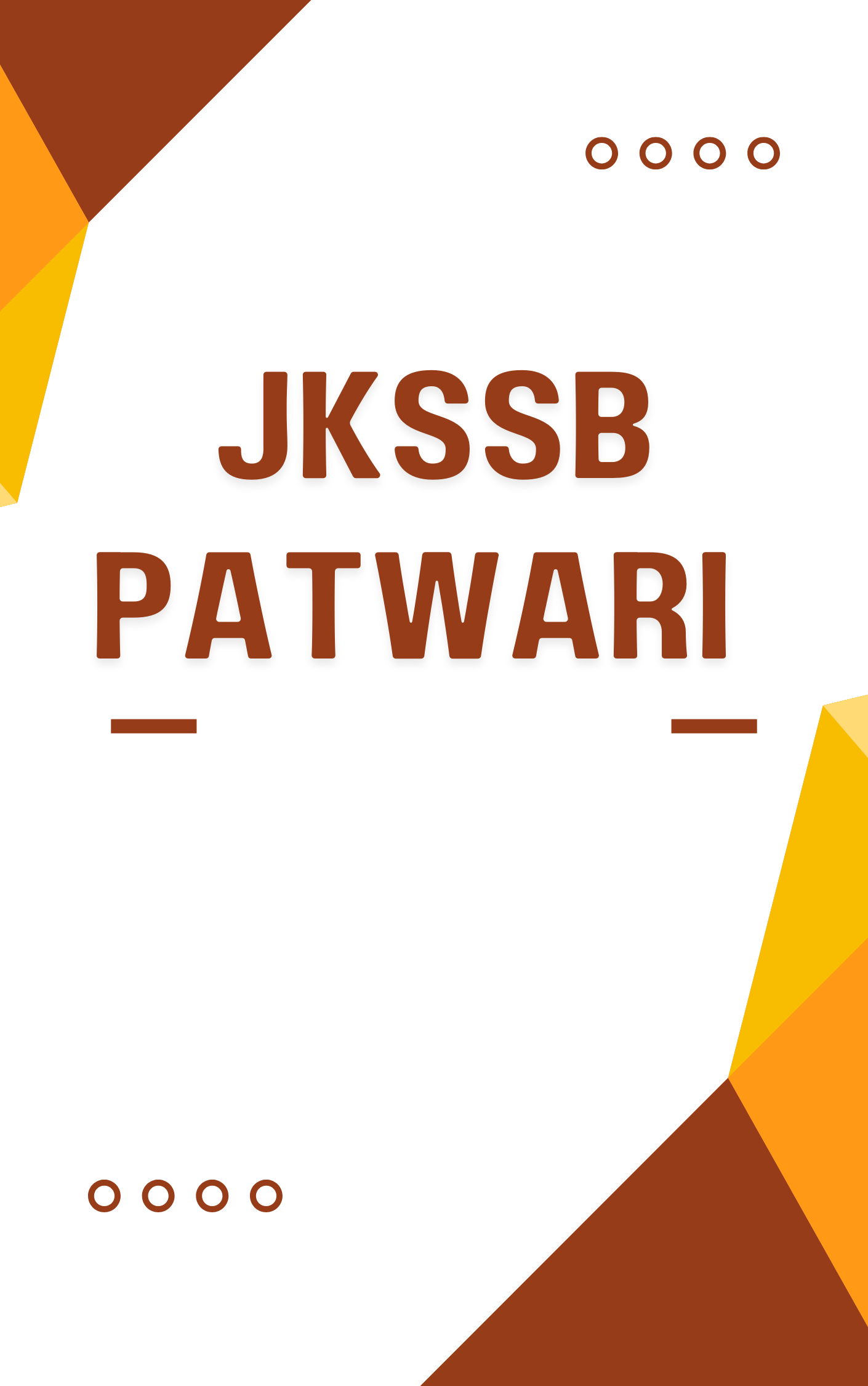 JKSSB Patwari Online Test Series Free