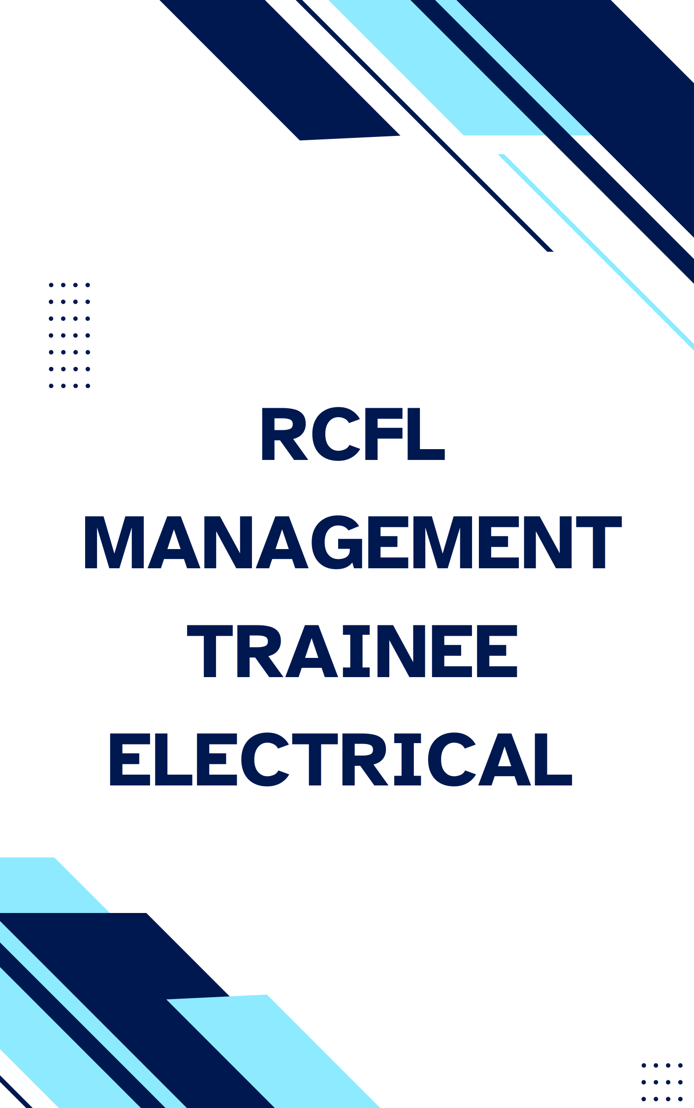 RCFL MT Electrical Practice Set