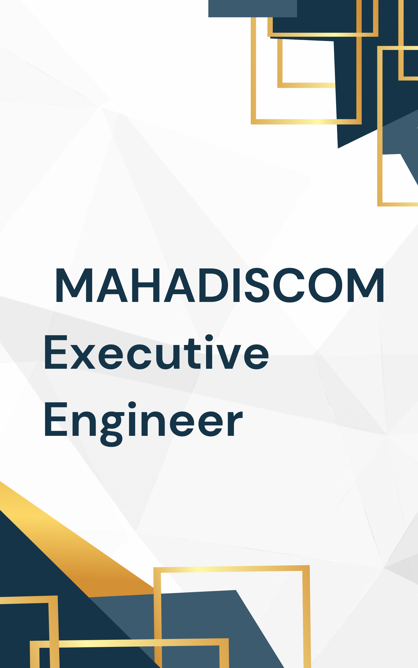 MAHADISCOM Executive Engineer Free Mock Test