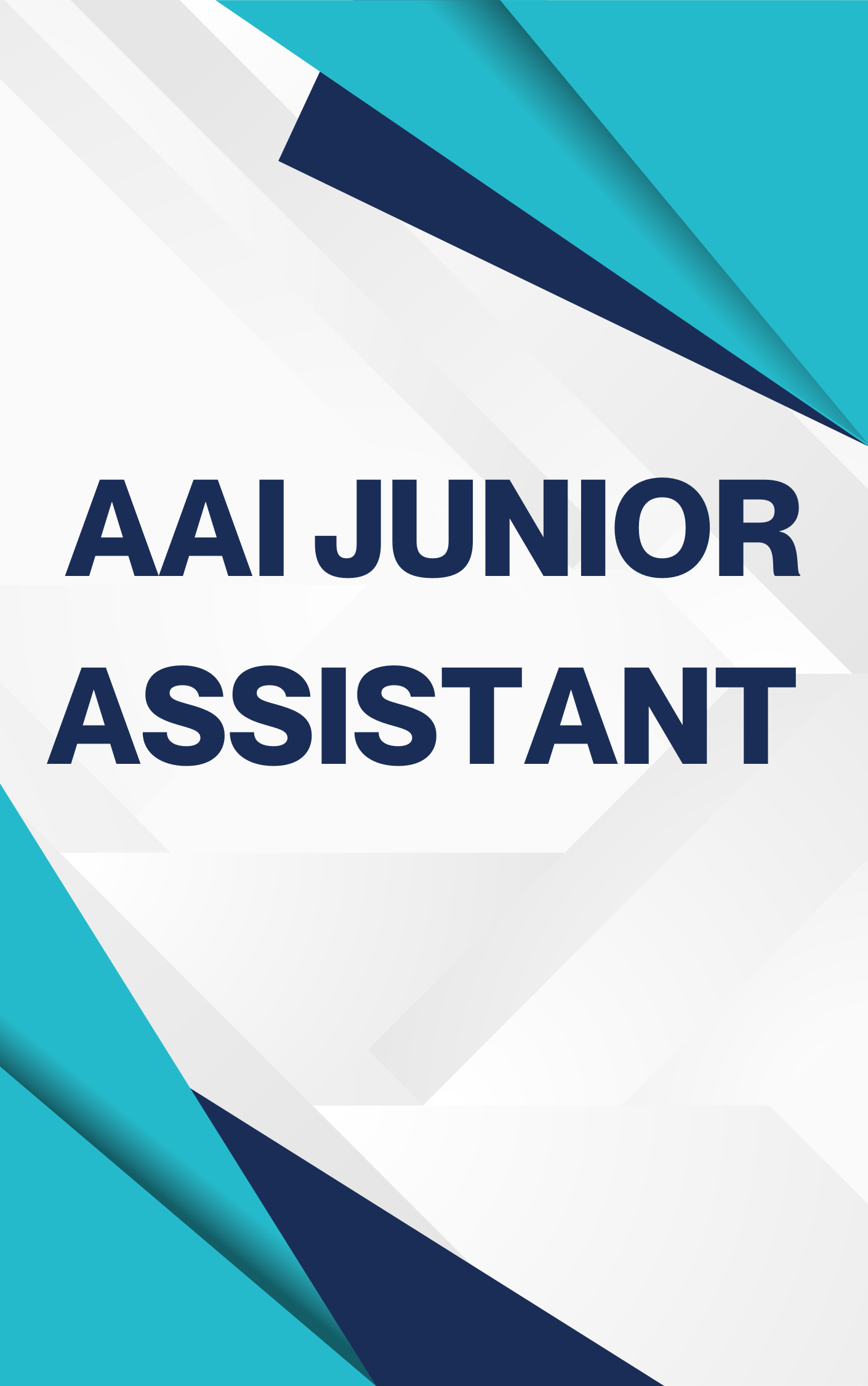 AAI Junior Assistant Practice Set Paper