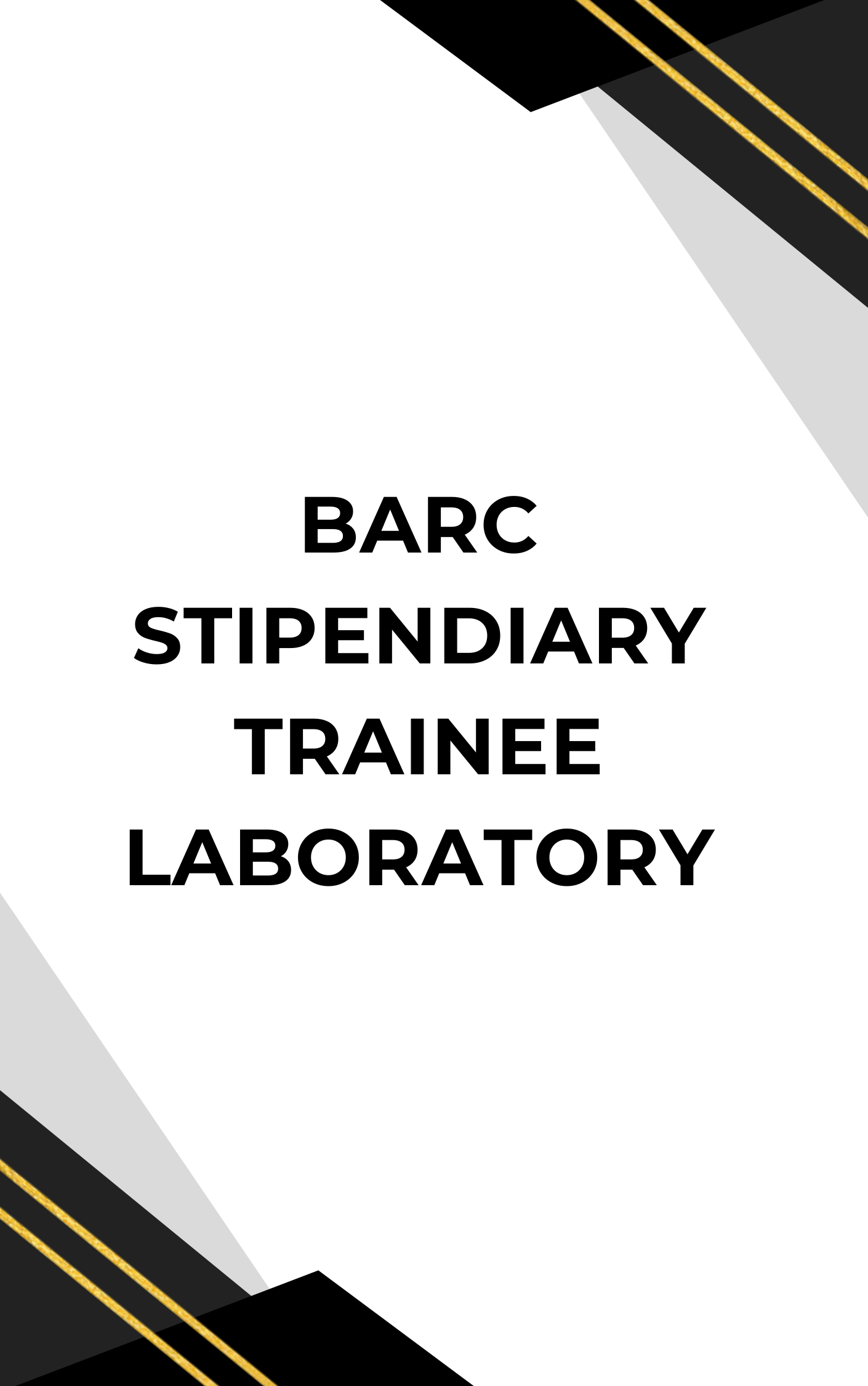 BARC Stipendiary Trainee Laboratory Mock Test