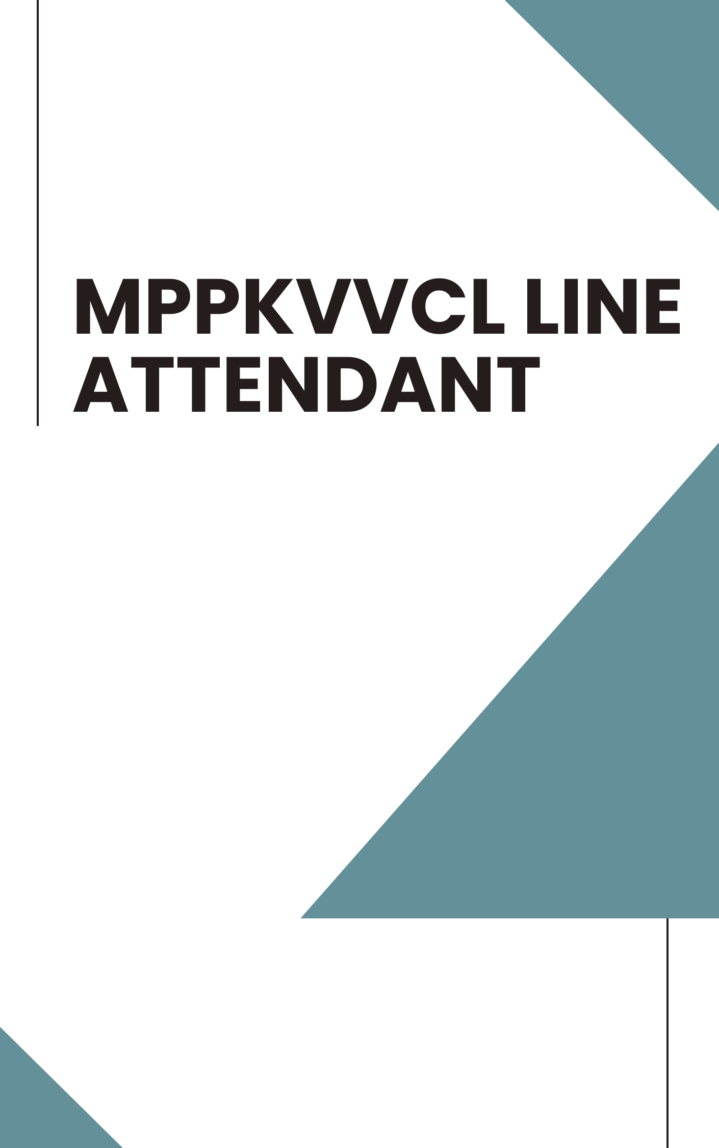 MPPKVVCL Line Attendant Test Series