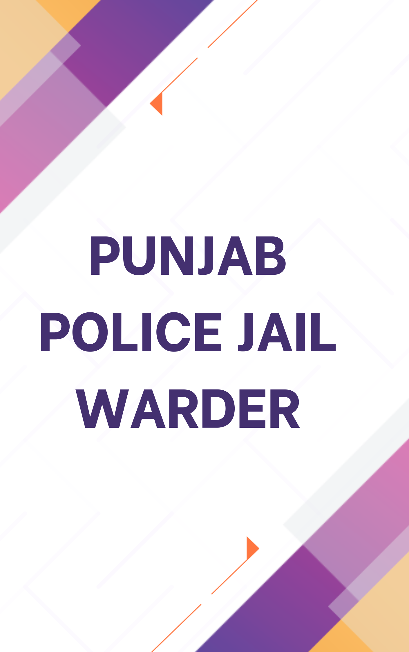 Punjab Police Jail Warder MCQ