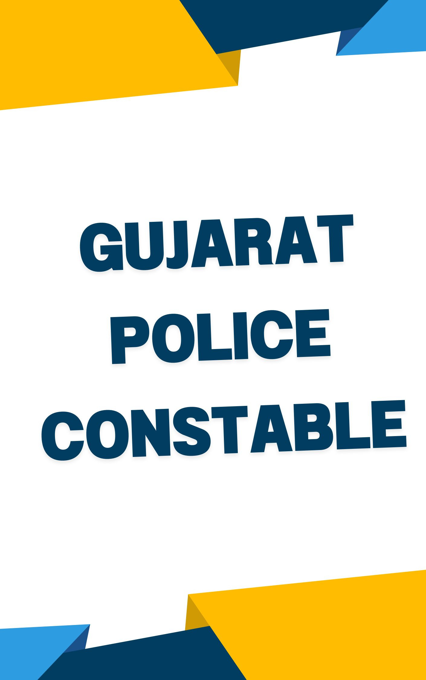 Gujarat Police Constable Mock Test Free