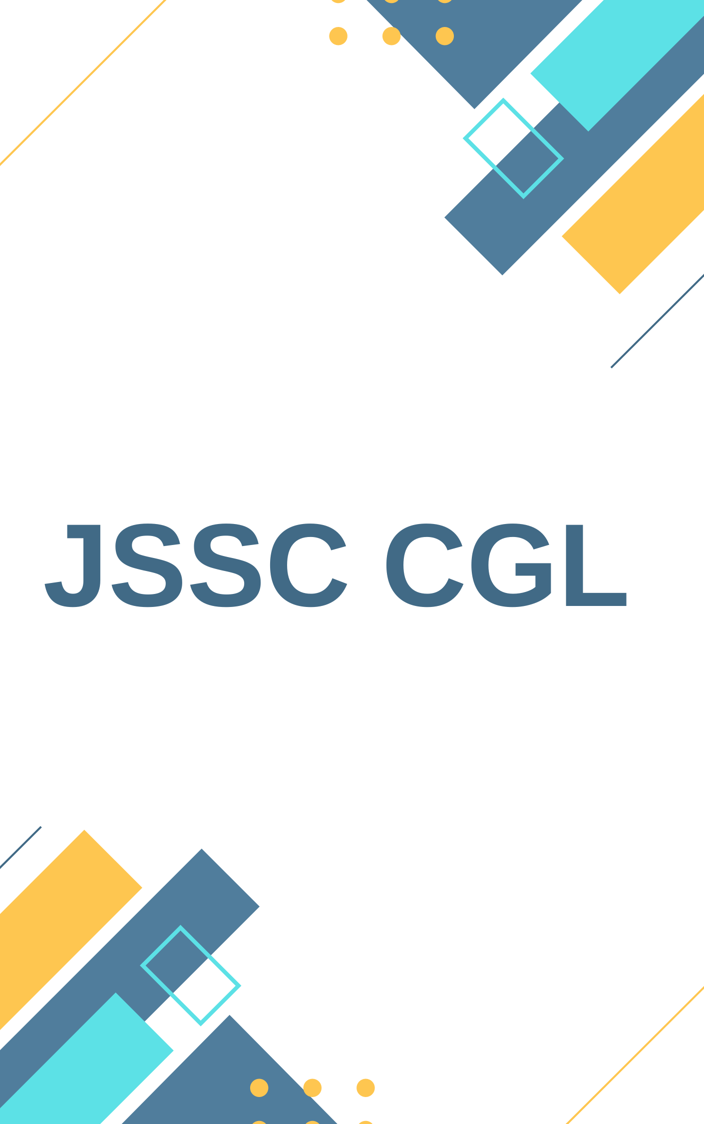 JSSC CGL Free Mock Test : Question Paper