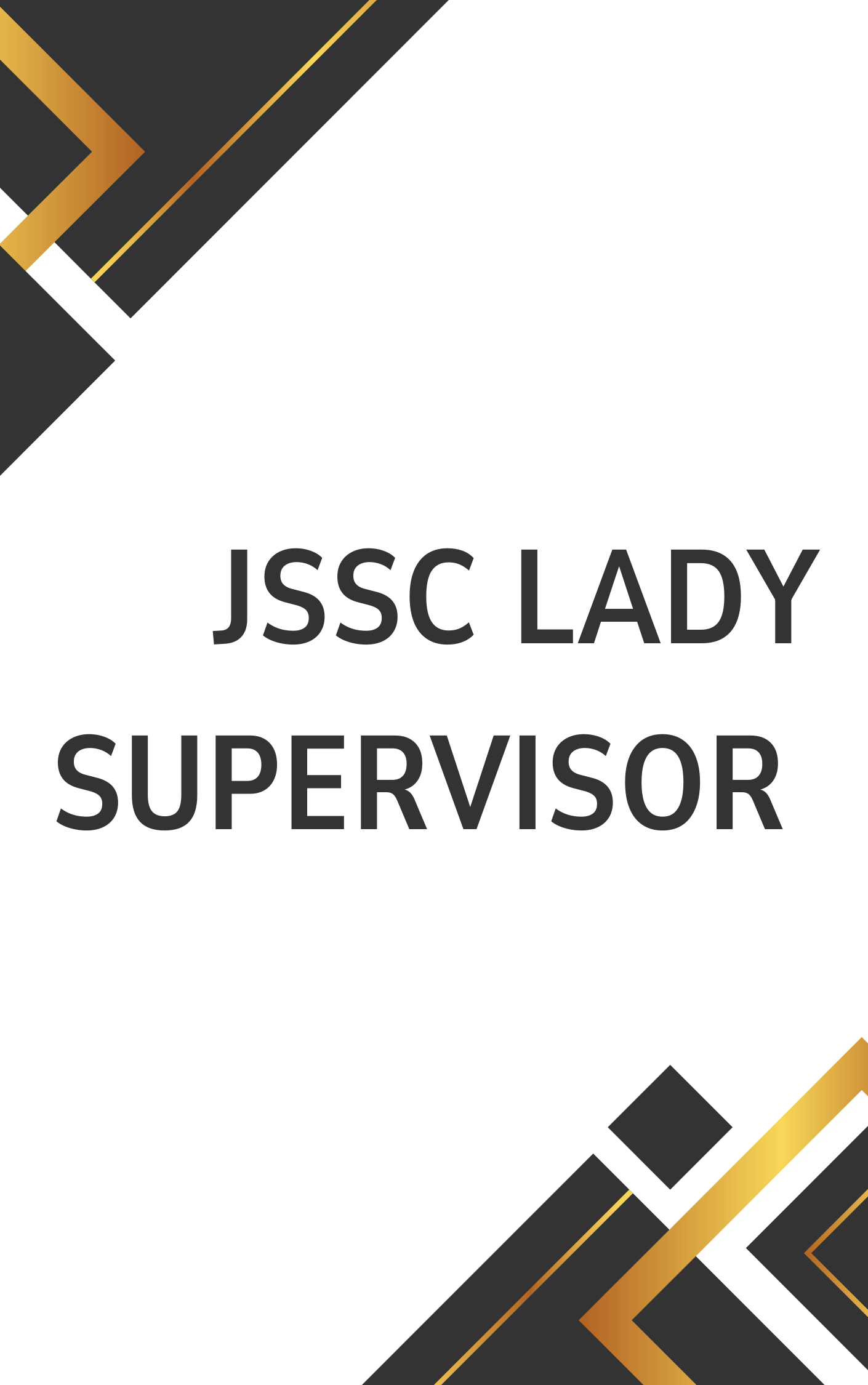 JSSC Lady Supervisor Question Paper