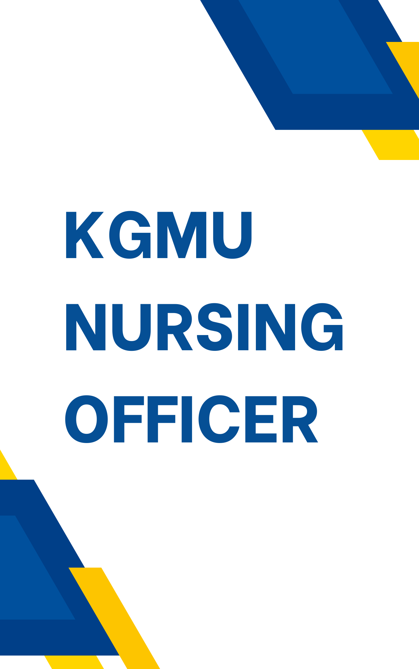 KGMU Nursing Officer Free Test Series