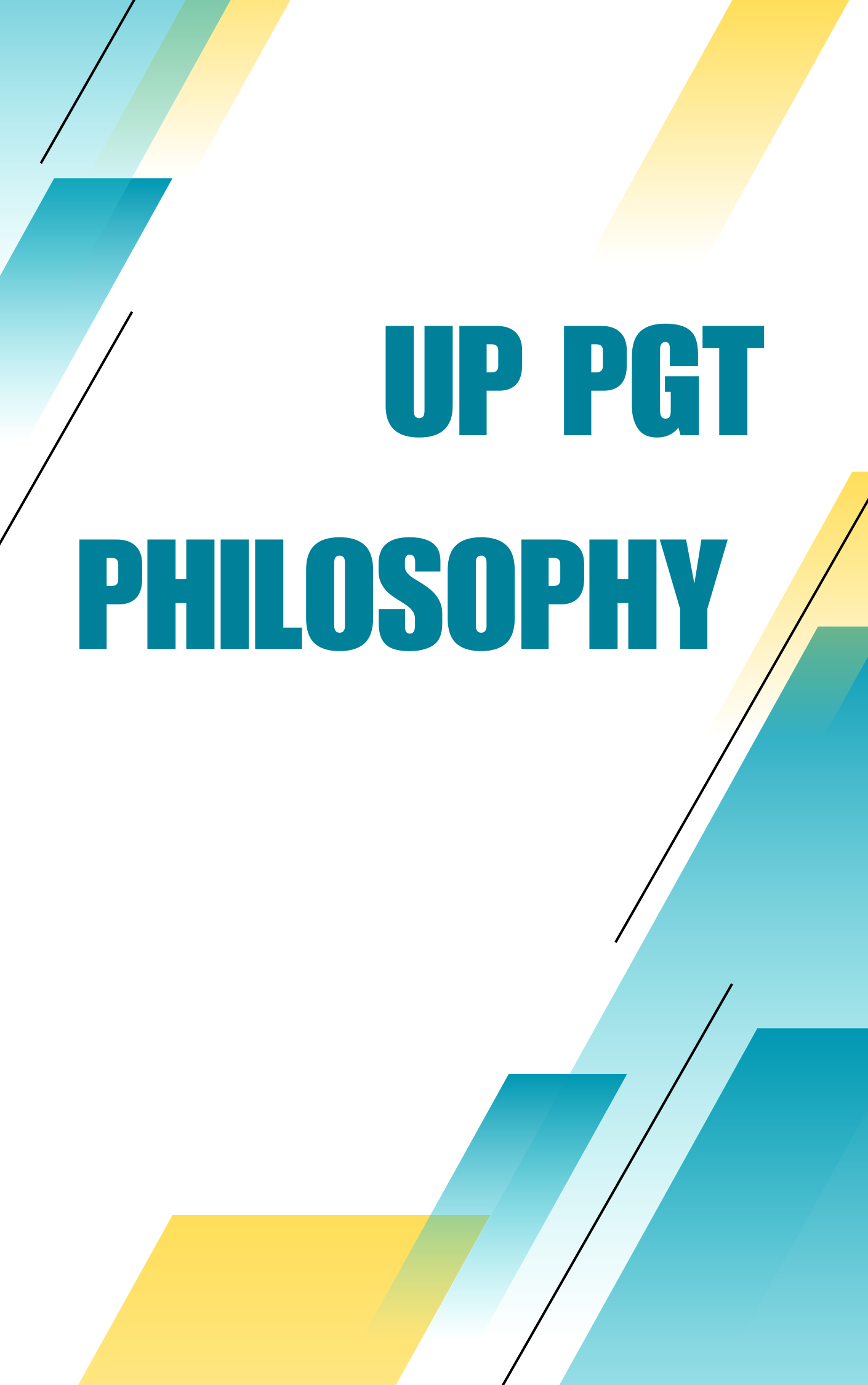 UP PGT Philosophy Online Test Series