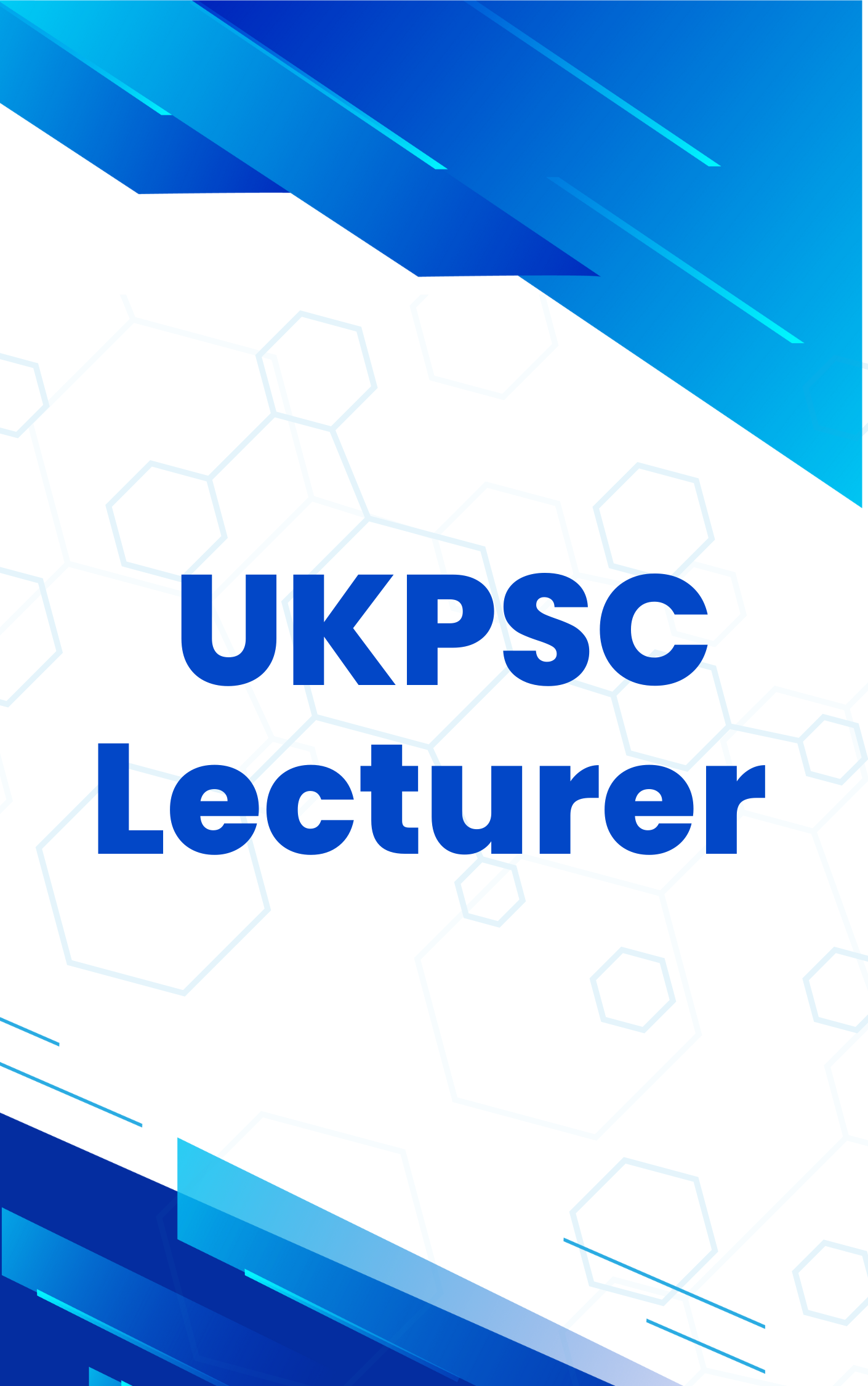 UKPSC Lecturer Question Paper