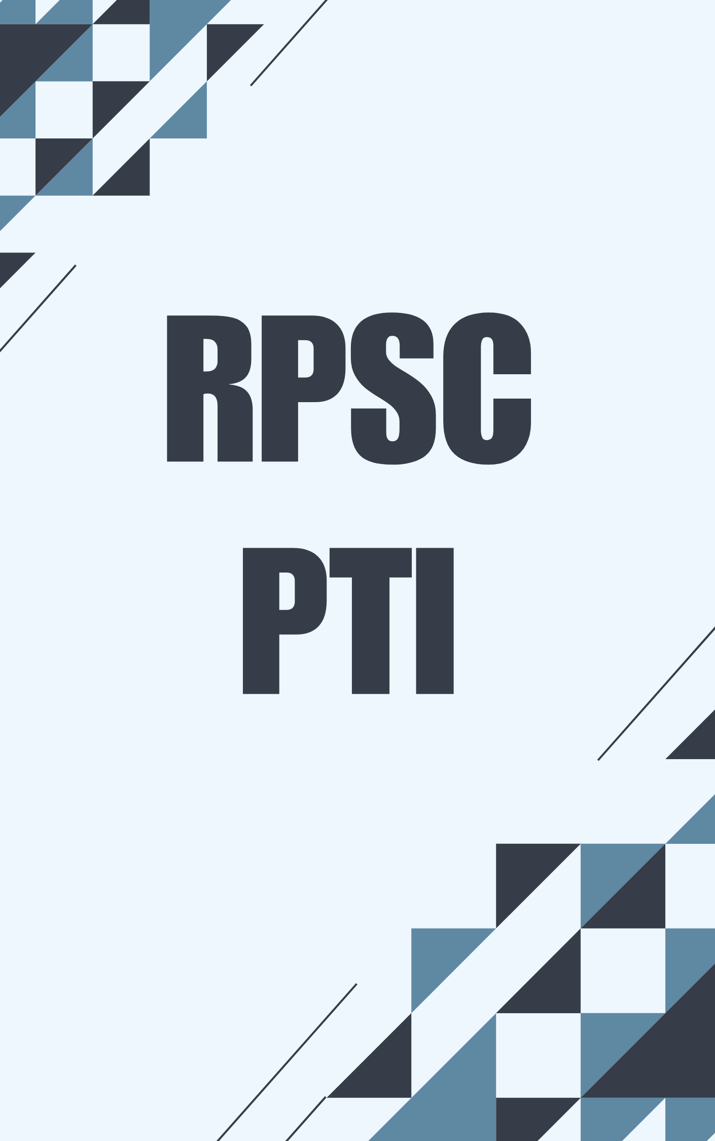 RPSC PTI Practice Set