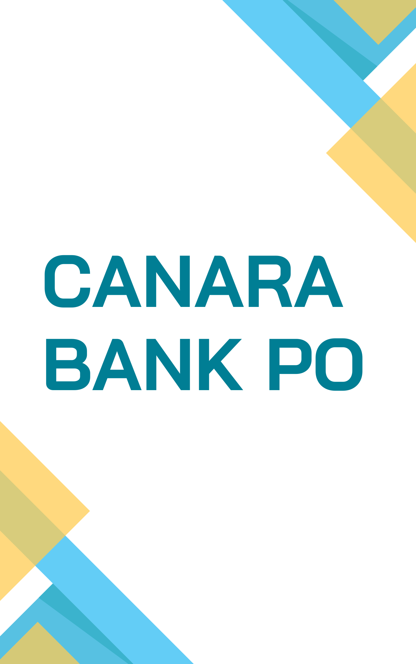 Canara Bank PO Free Online Test Series