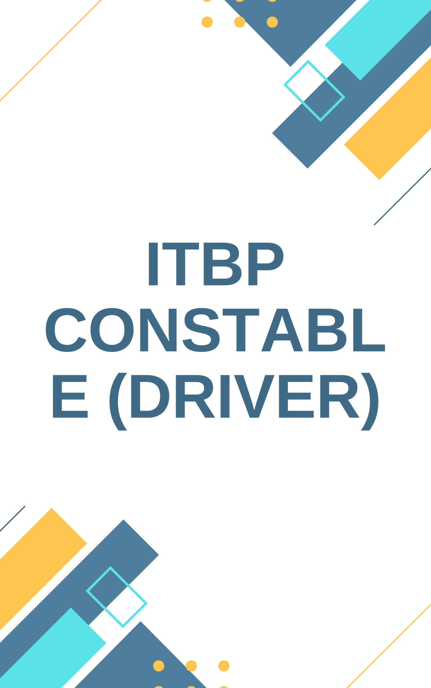 ITBP Constable Driver Sample Paper