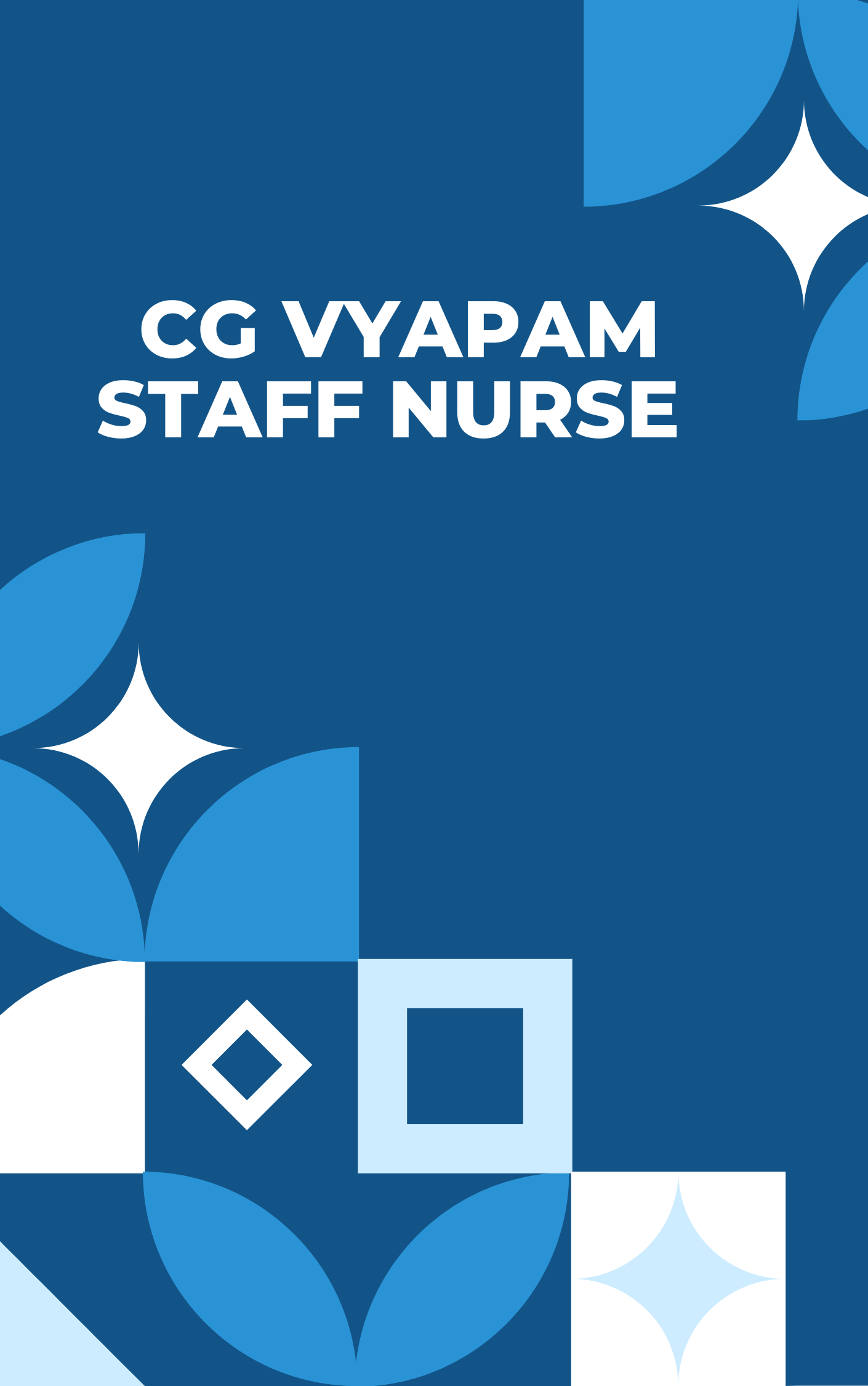 CG Vyapam Staff Nurse Important MCQ