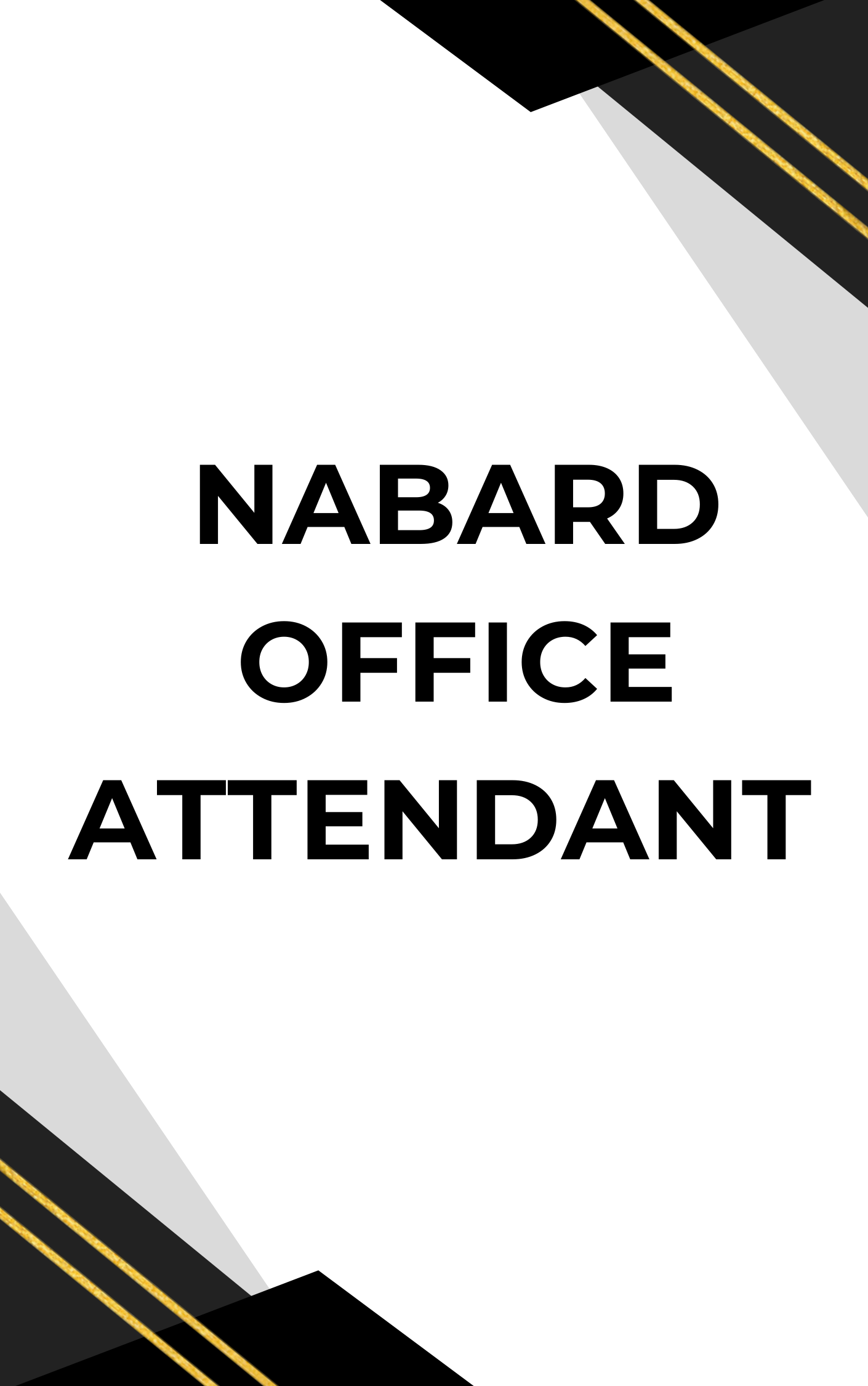NABARD Office Attendant Online Test Series