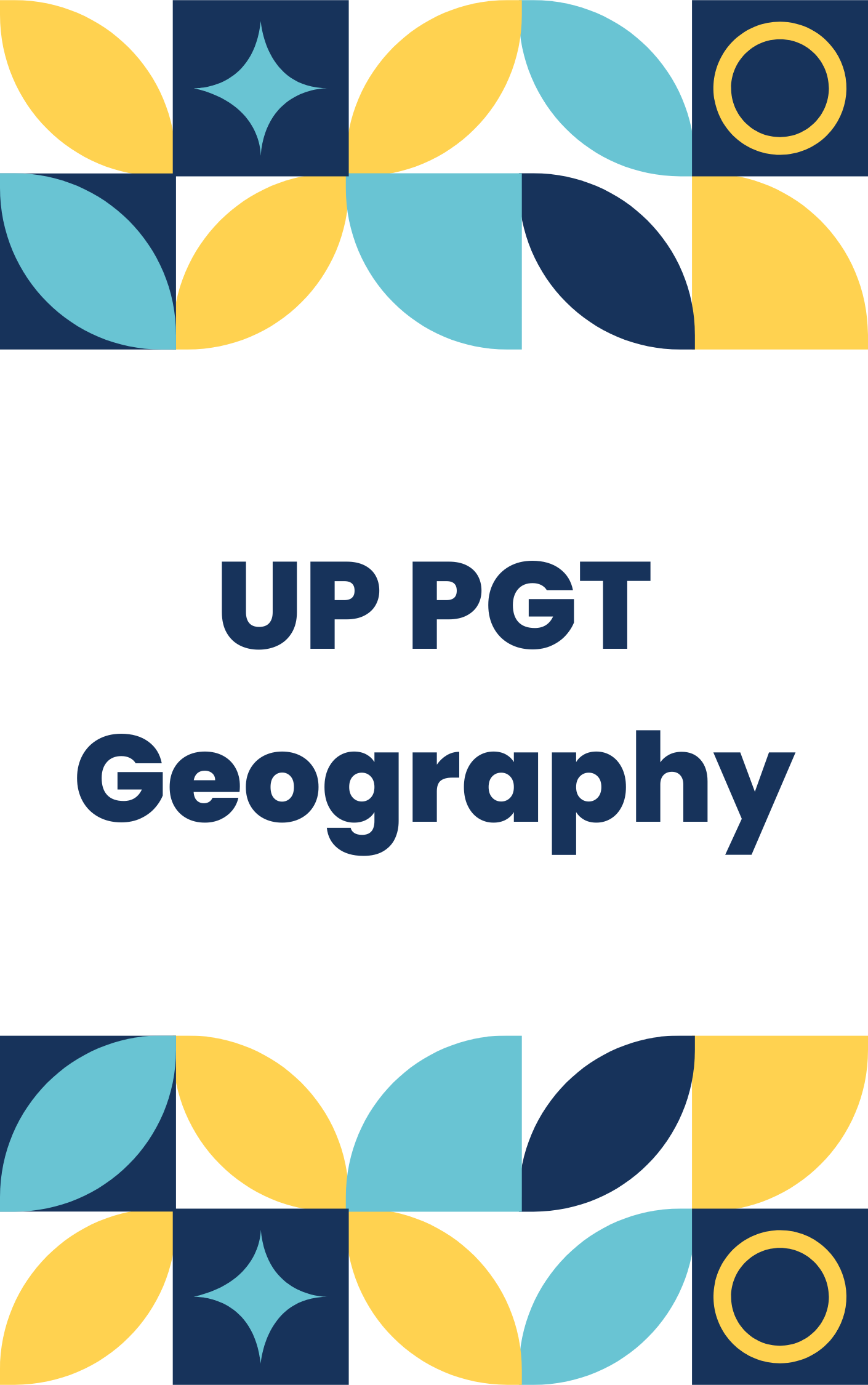 UP PGT Geography  Sample Paper