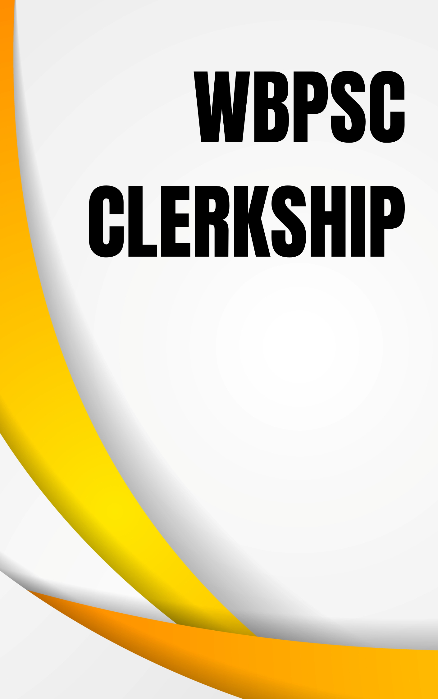 WBPSC Clerkship Free Mock Test