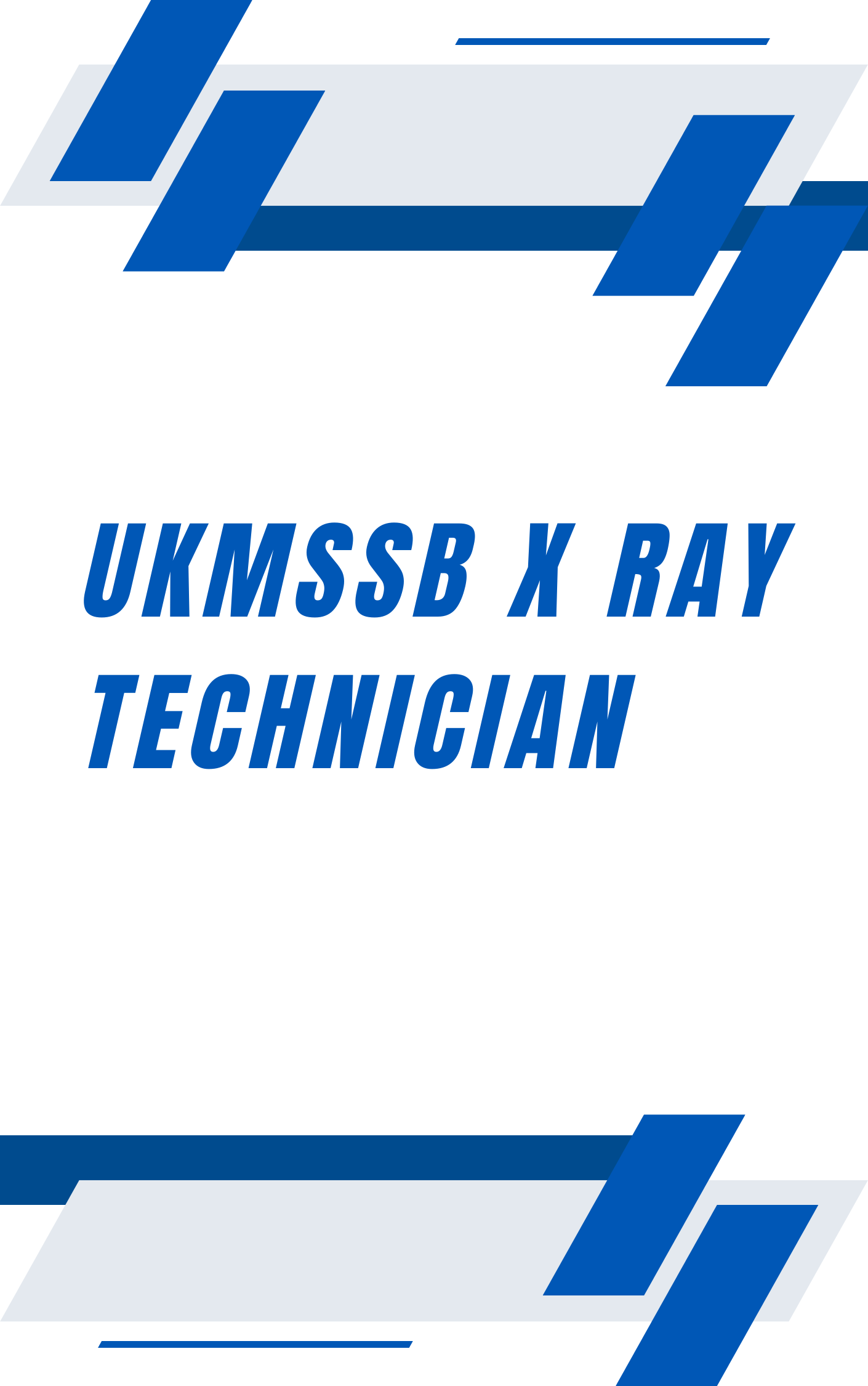 UKMSSB X Ray Technician Mock test Free