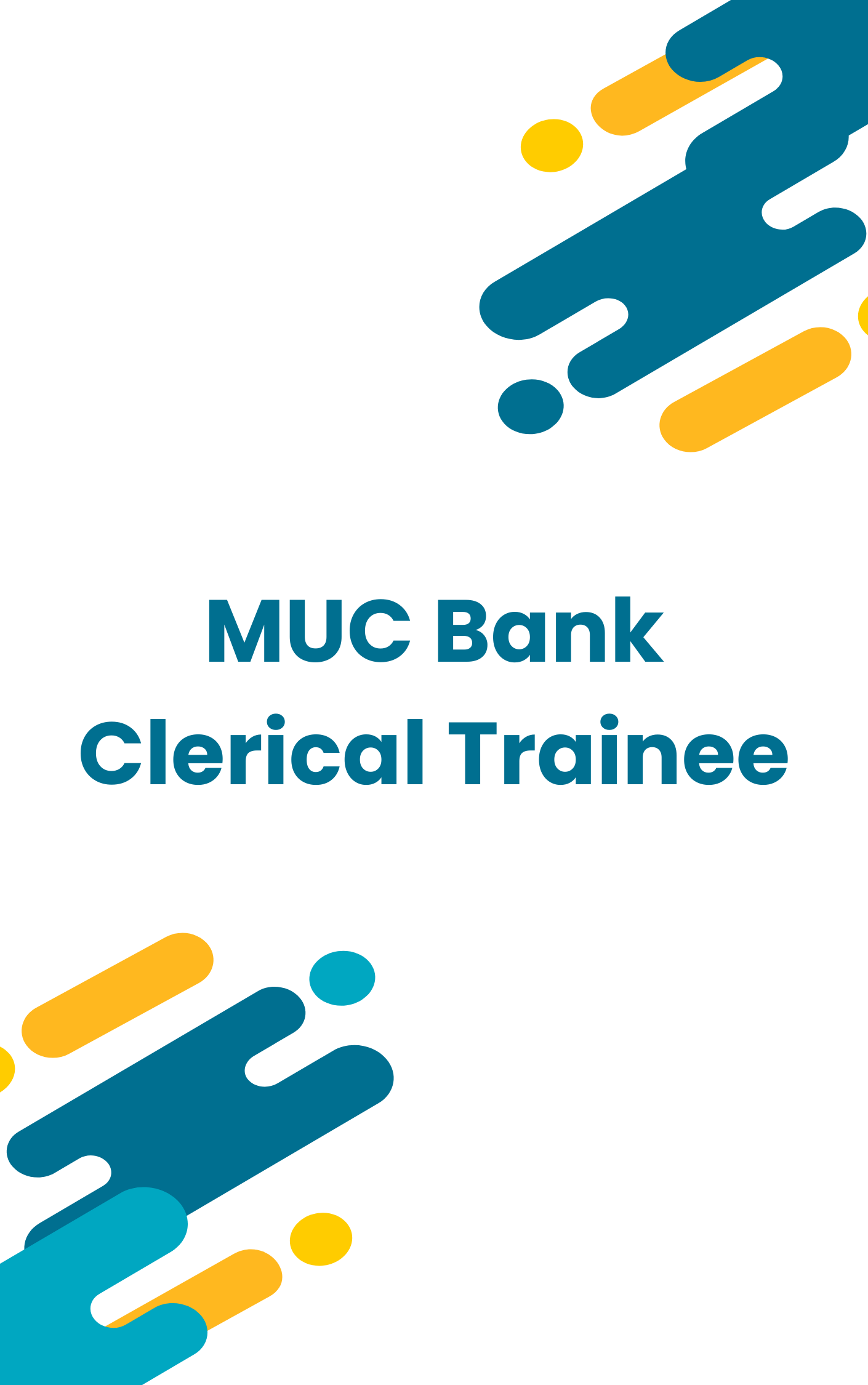 MUC Bank Clerical Trainee Practice Set