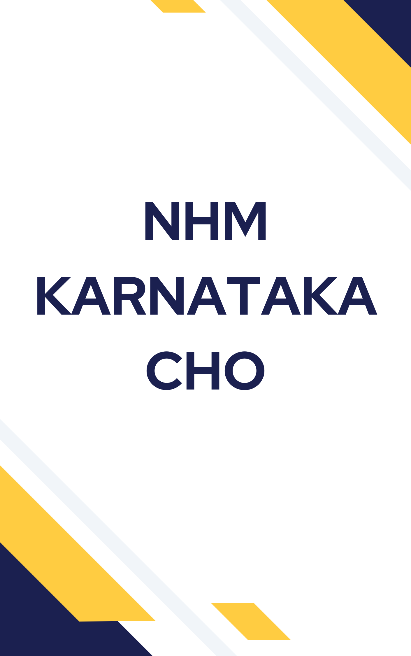 NHM Karnataka CHO Free Test Series